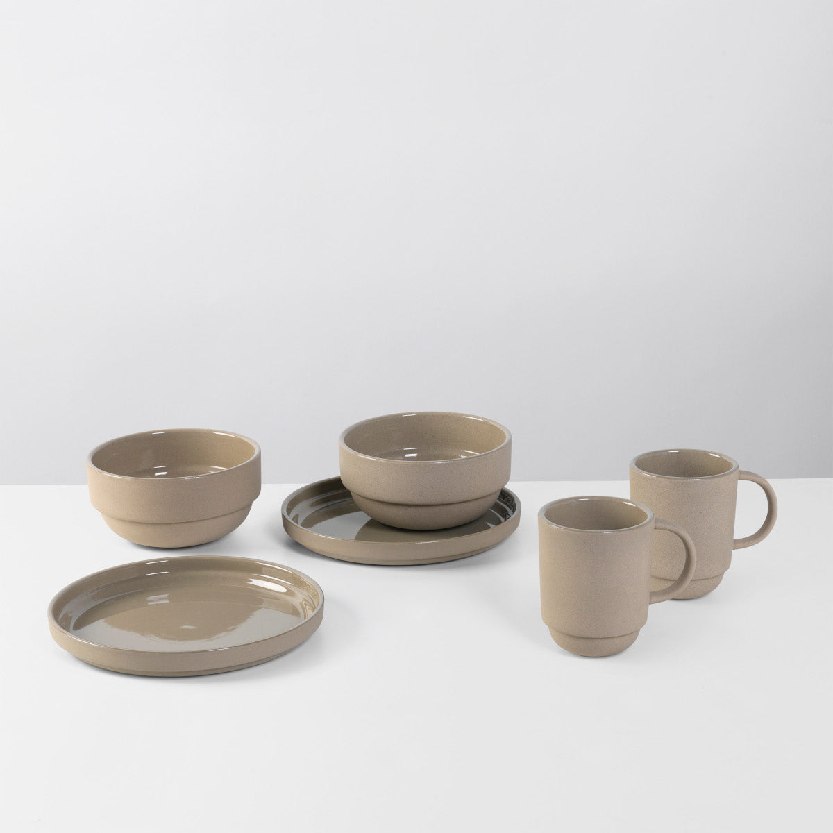 Broste Copenhagen Nordic Bistro Frühstücksset für Zwei sand - Produktbild 2