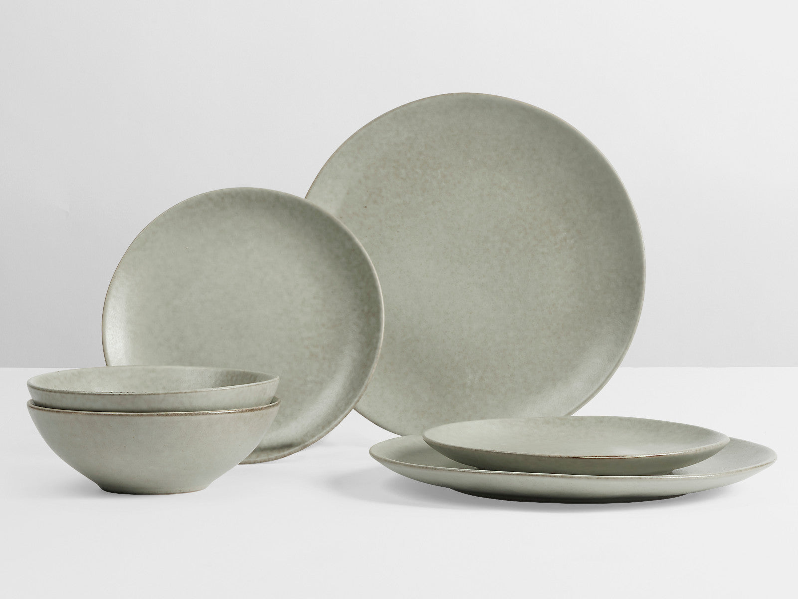 Broste Copenhagen NORDIC MARSH Geschirrset mittag für Zwei 6tlg - Produktbild 2