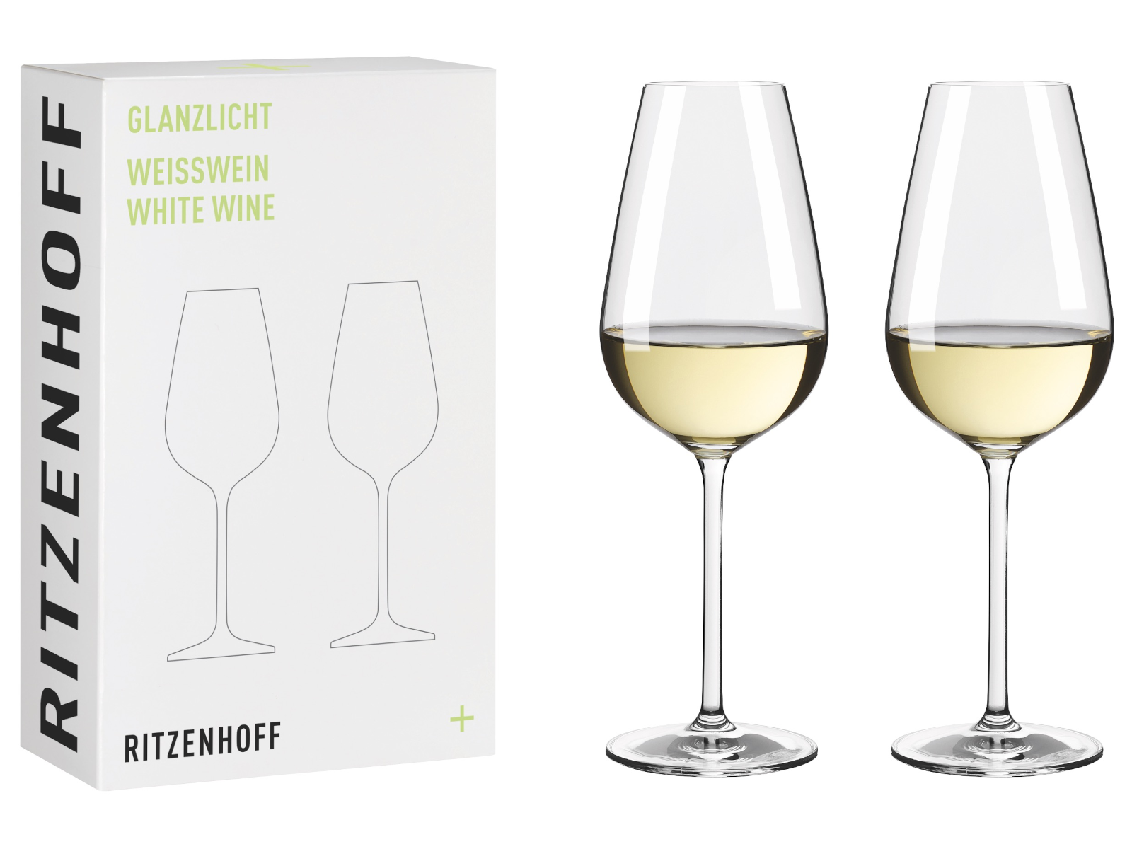 RITZENHOFF Glanzlicht Weisswein 2er Set H24 #1