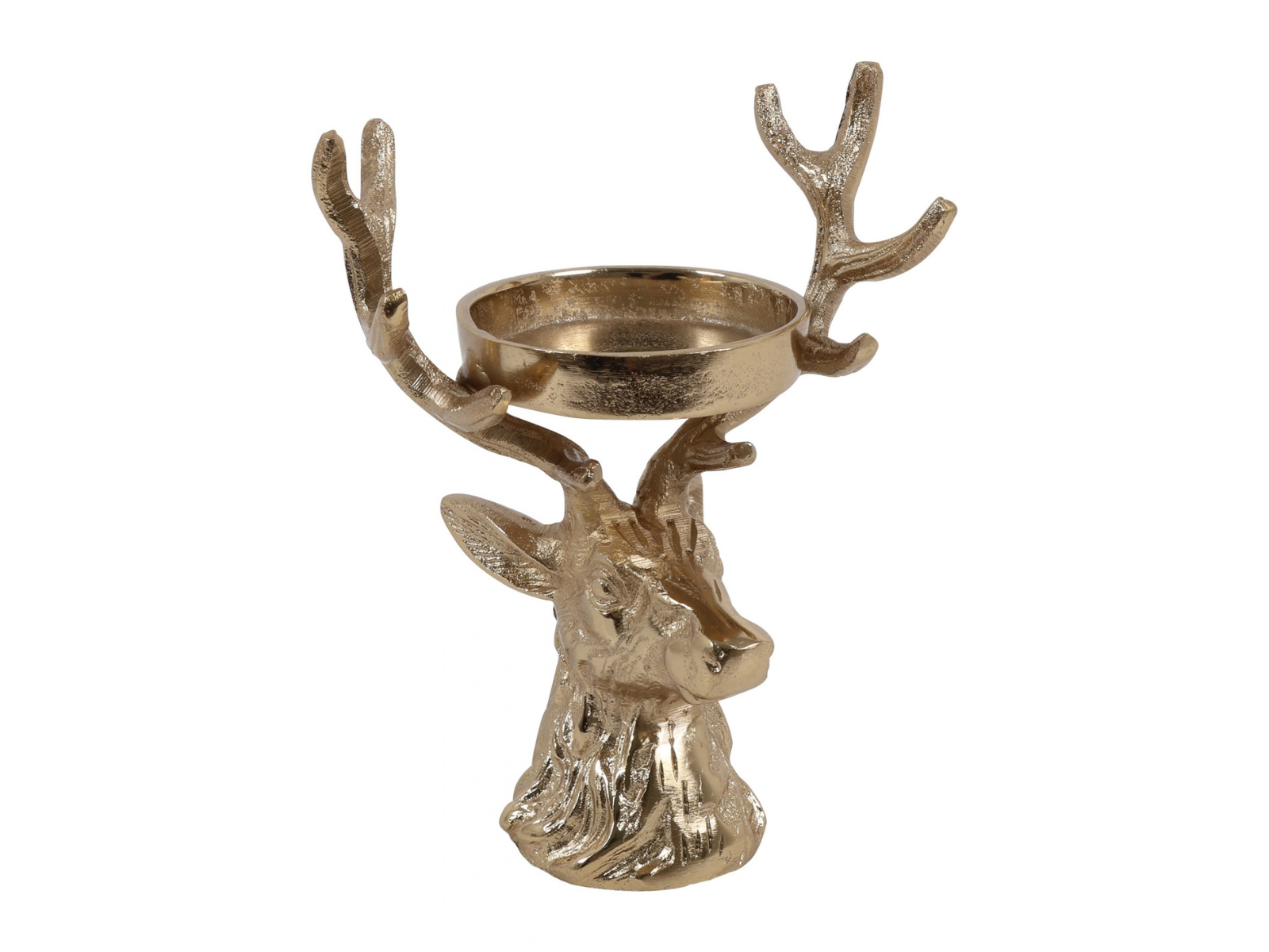 Decostar Kerzenhalter Hirsch Xari S gold 22cm