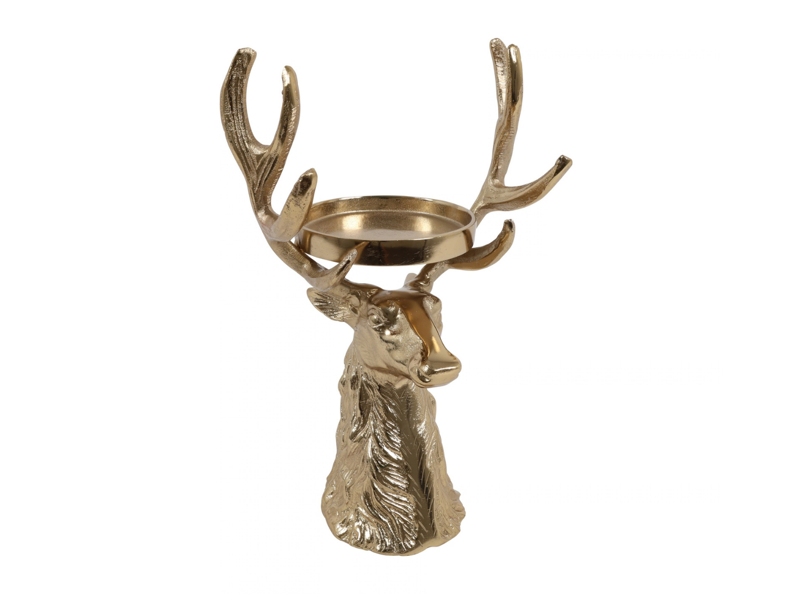 Decostar Kerzenhalter Hirsch Xari L gold 32cm