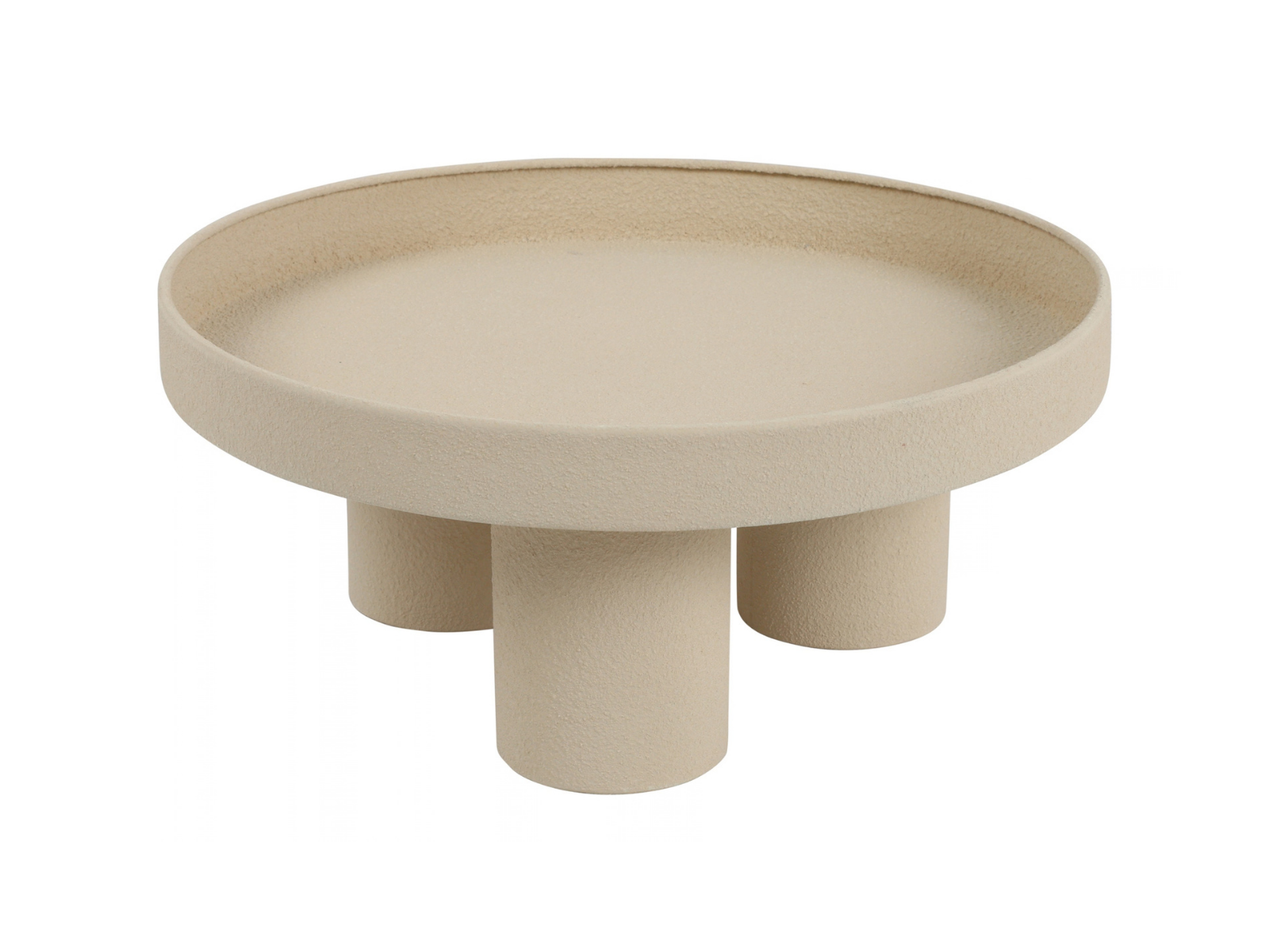 Decostar Tablett mit Bein Plateau Cullen S crème 30cm