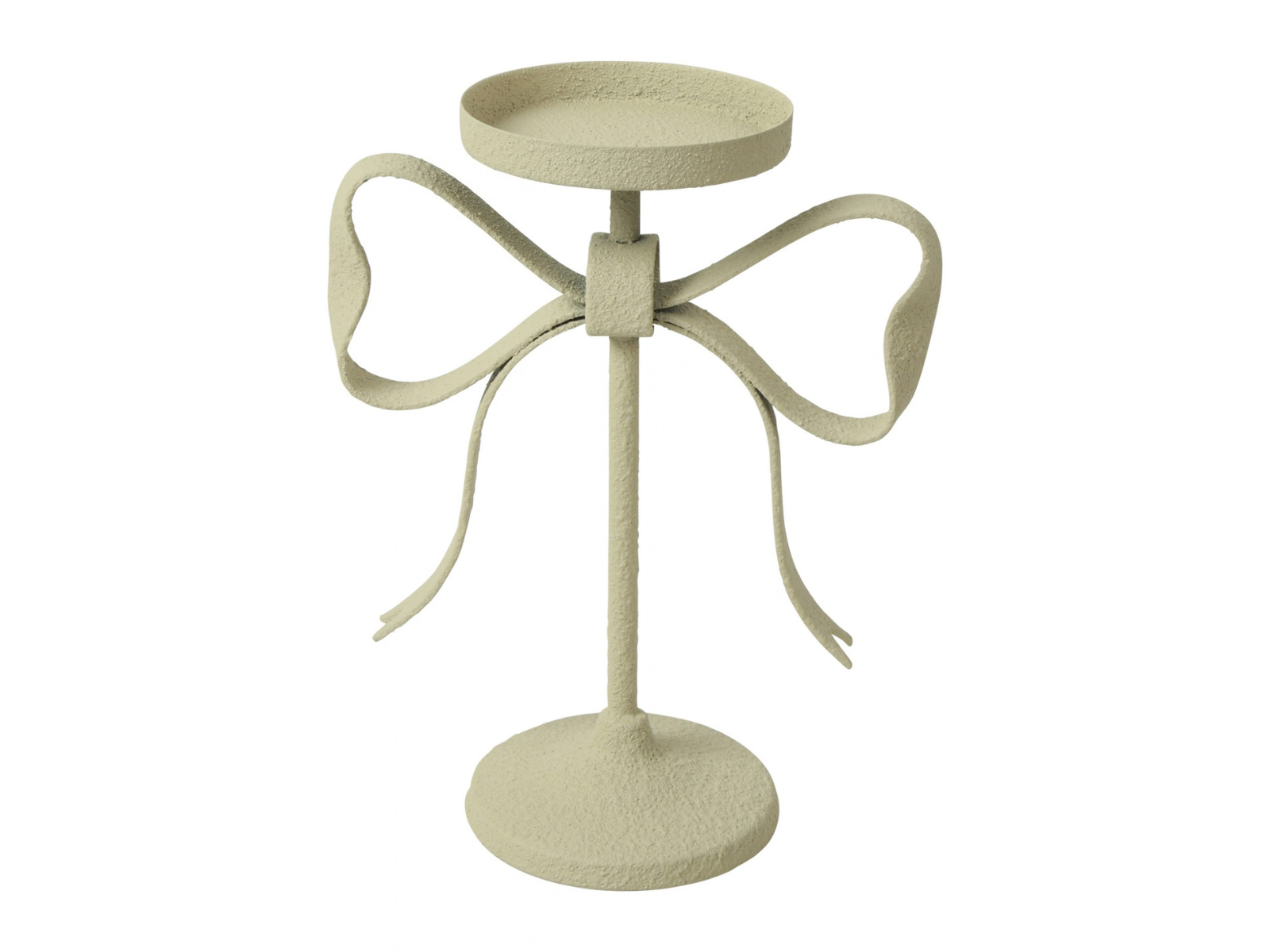 Decostar Kerzenhalter Schleife Kenay S weiß 21,5cm
