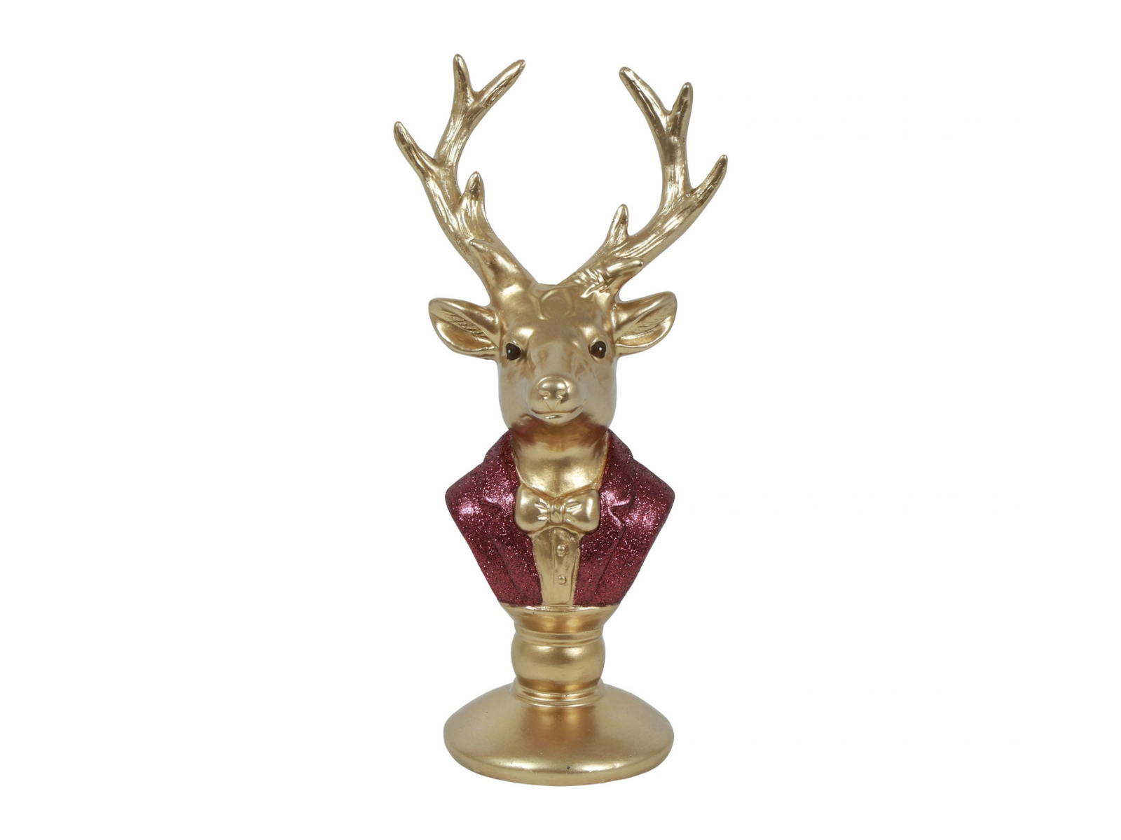 Decostar Dekofigur Hirsch Alfred S purpur 28,5cm