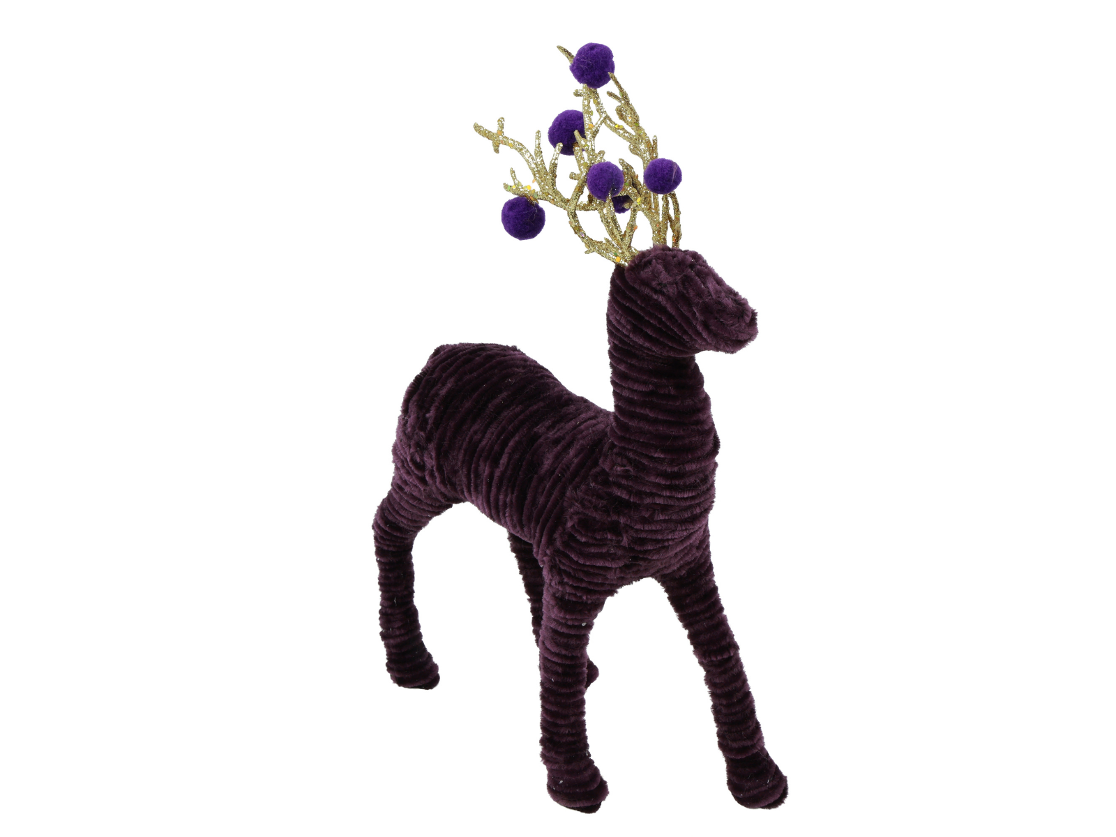 Decostar Hirsch Bastiaan L purpur 35cm