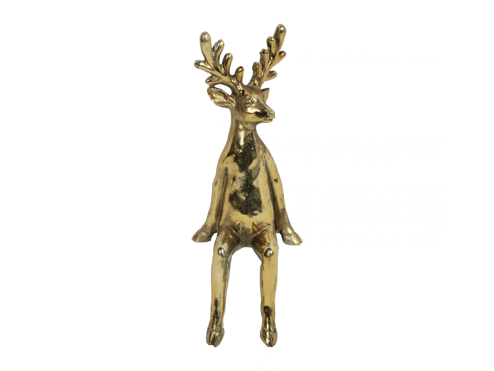 Decostar Hirsch Henno sitzend M gold 30cm