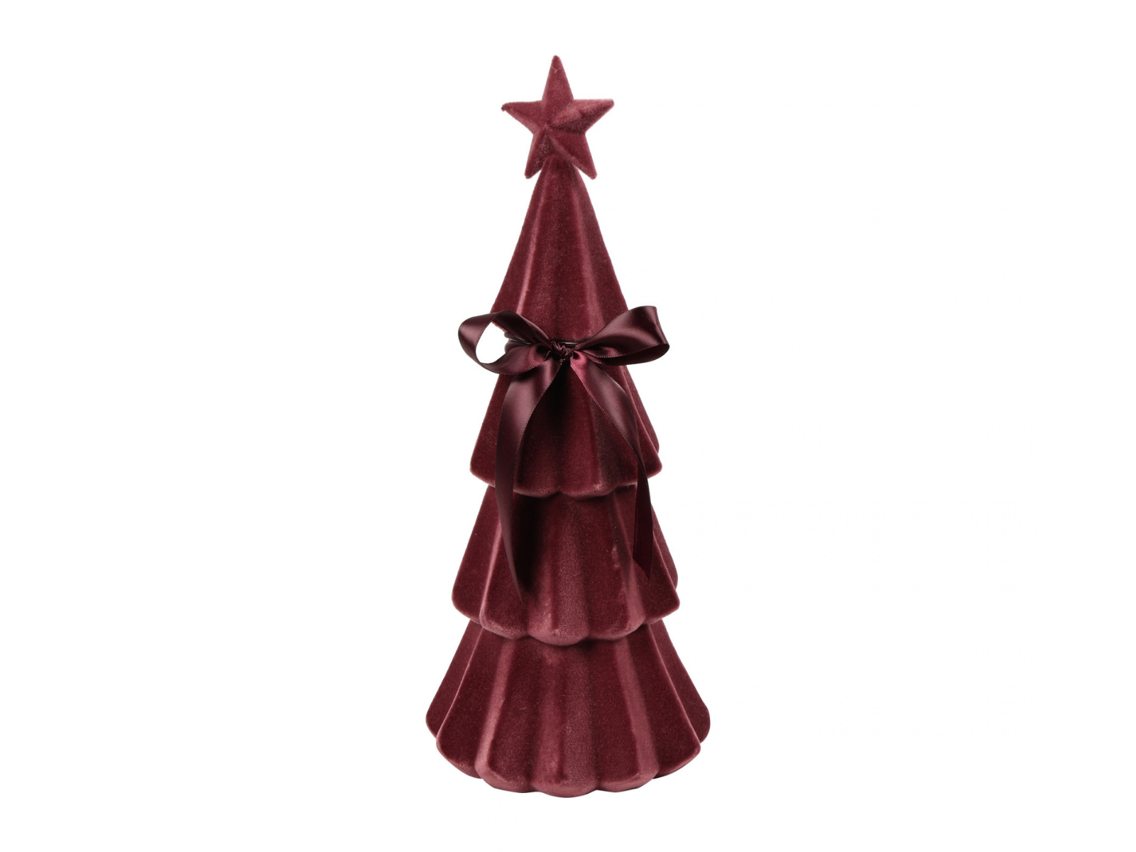 Decostar Weihnachtsbaum Velvet Connor M bordeaux 39cm