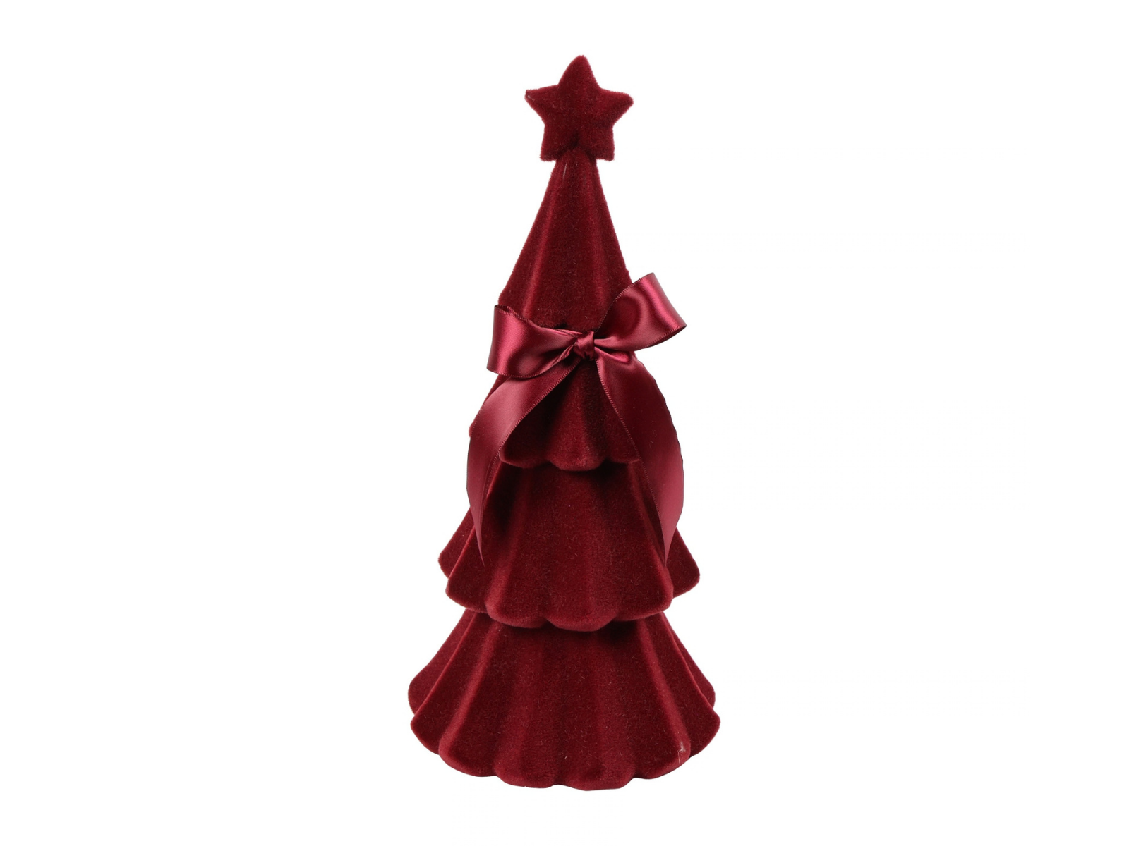 Decostar Weihnachtsbaum Velvet Connor S rot 30cm