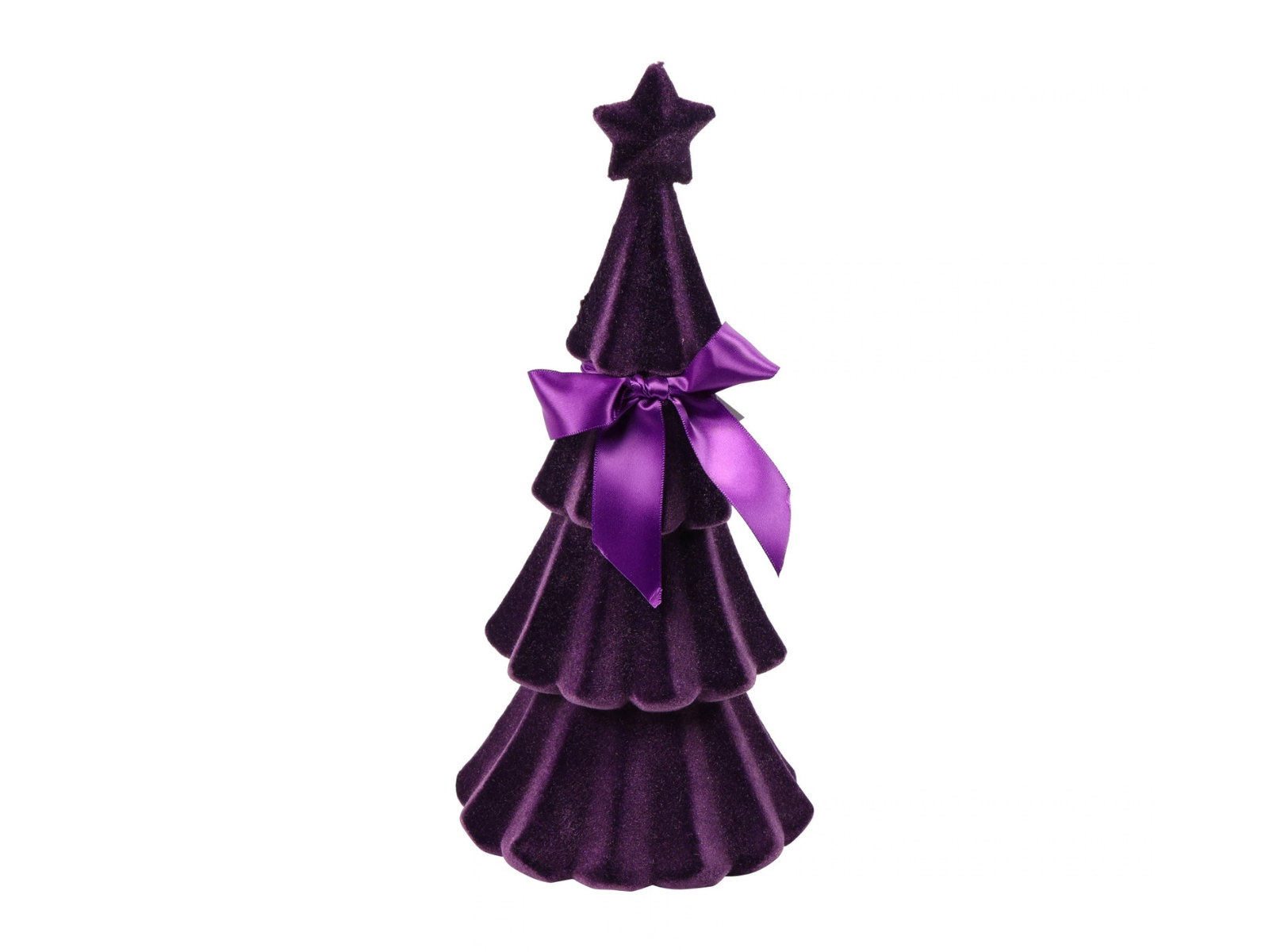 Decostar Weihnachtsbaum Velvet Connor S purpur 30cm