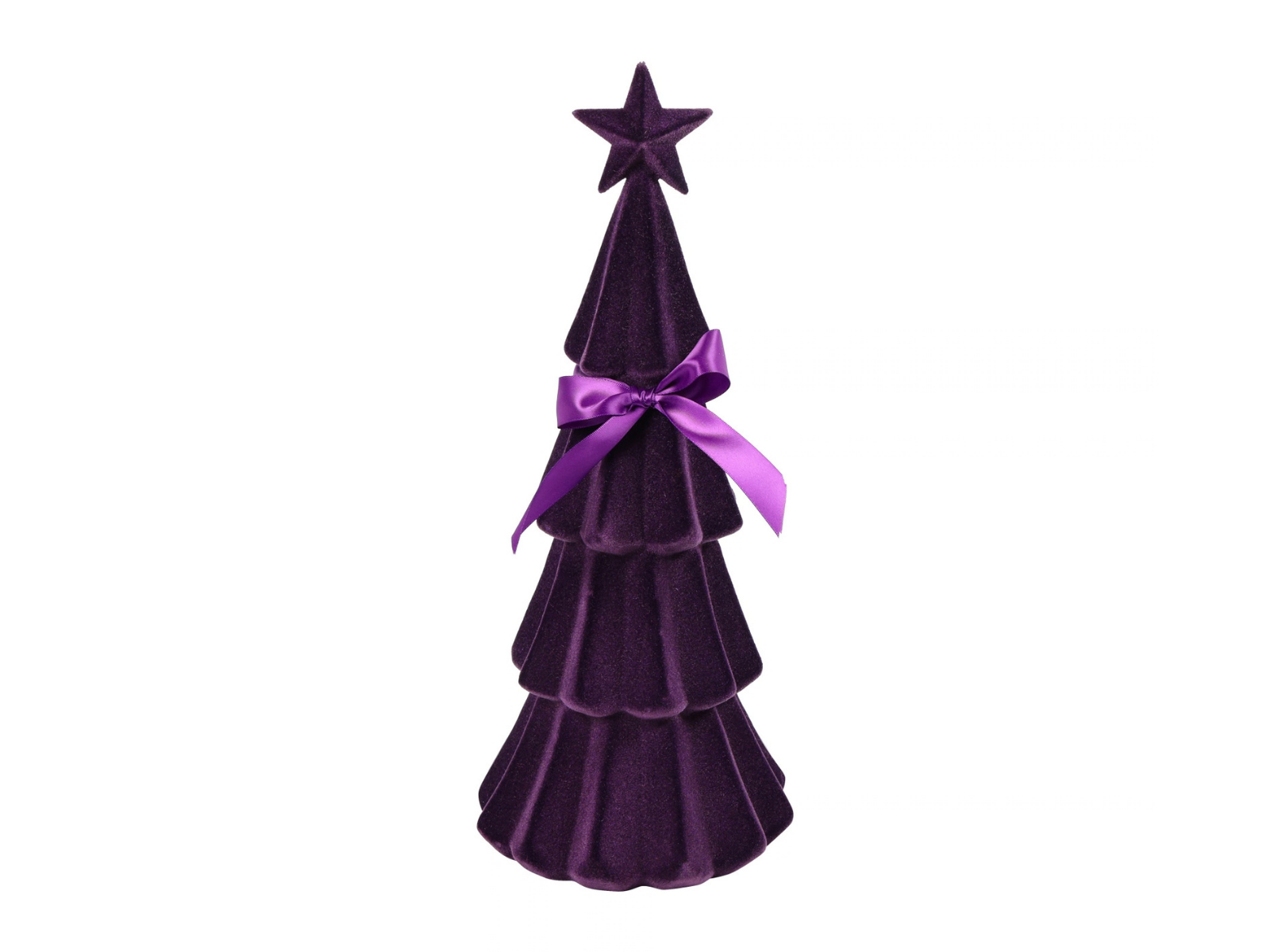 Decostar Weihnachtsbaum Velvet Connor M purpur 39cm