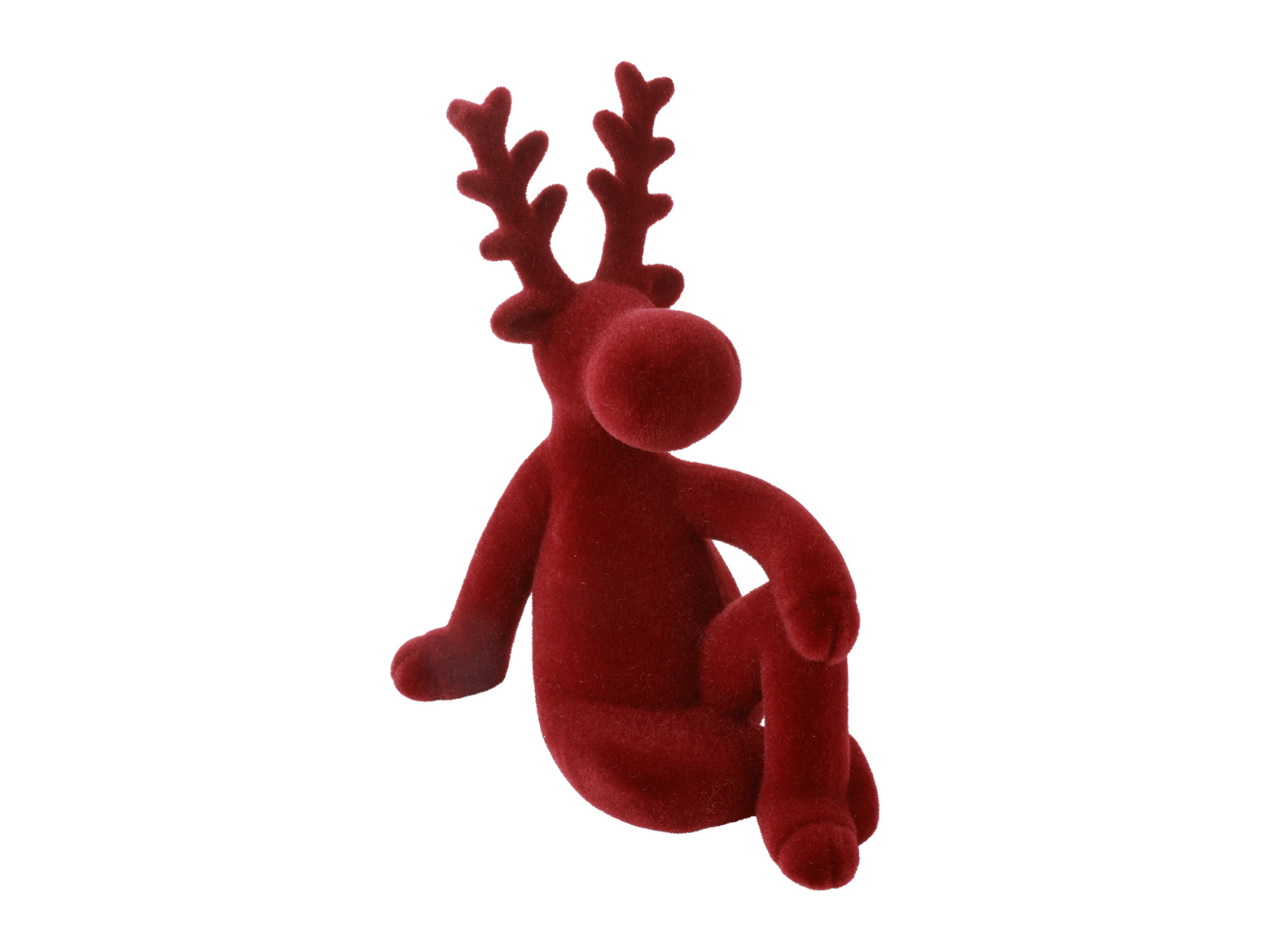 Decostar Rentier Velvet Adrian S rot 20cm