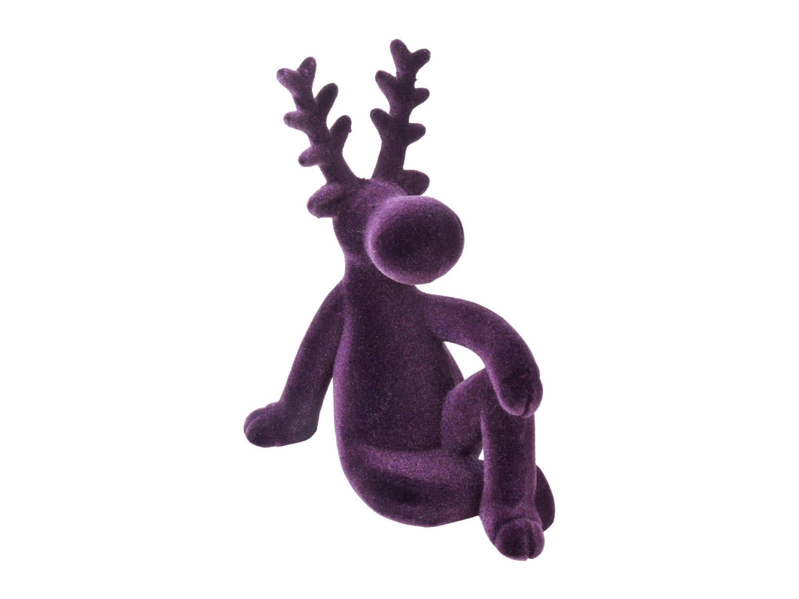 Decostar Rentier Velvet Adrian S purpur 20cm