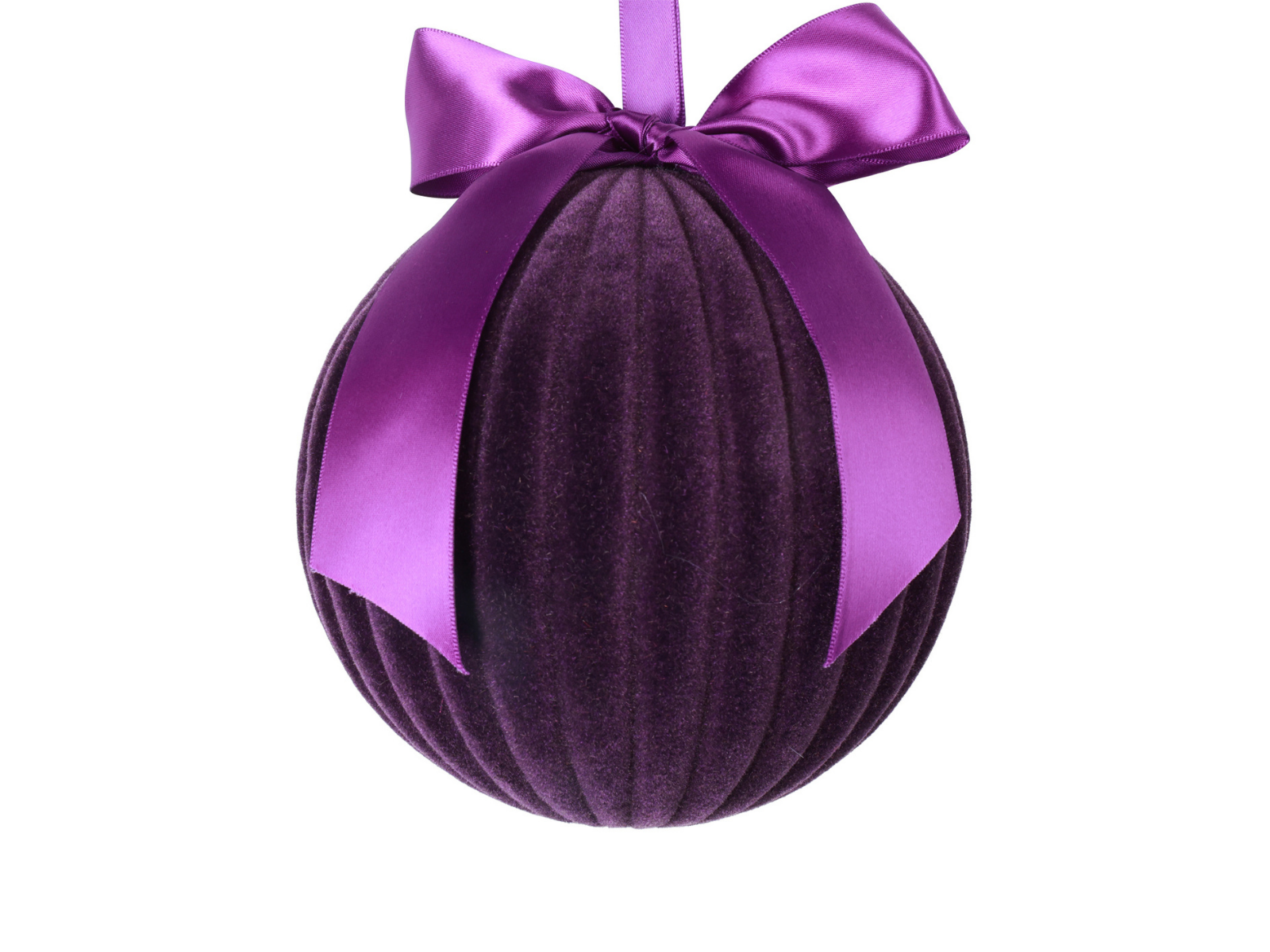 Decostar Weihnachtsbaumkugel Amara M purpur 15cm
