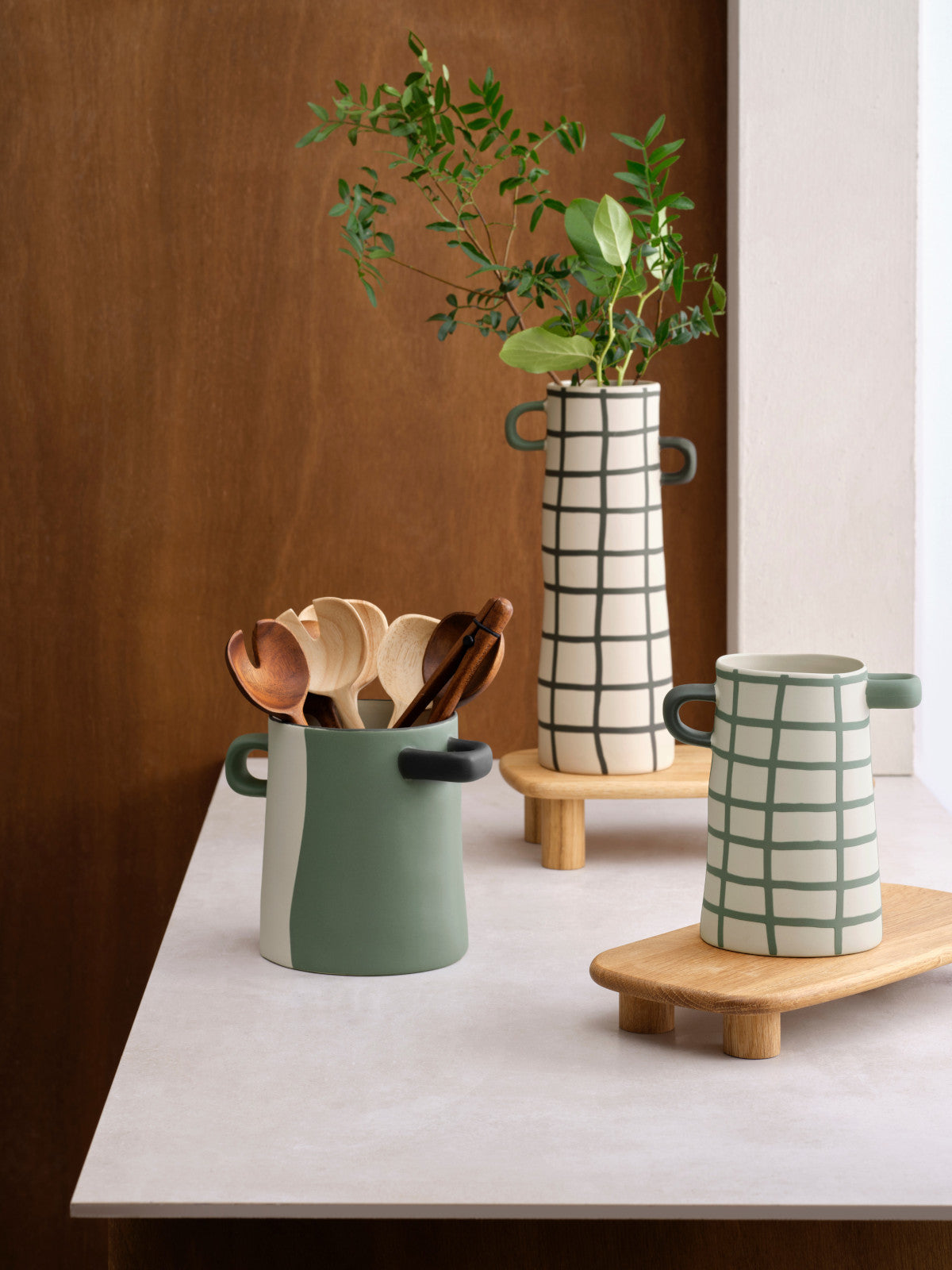 ASA rayu Vase grün geteilt 15,5cm - Produktbild 2