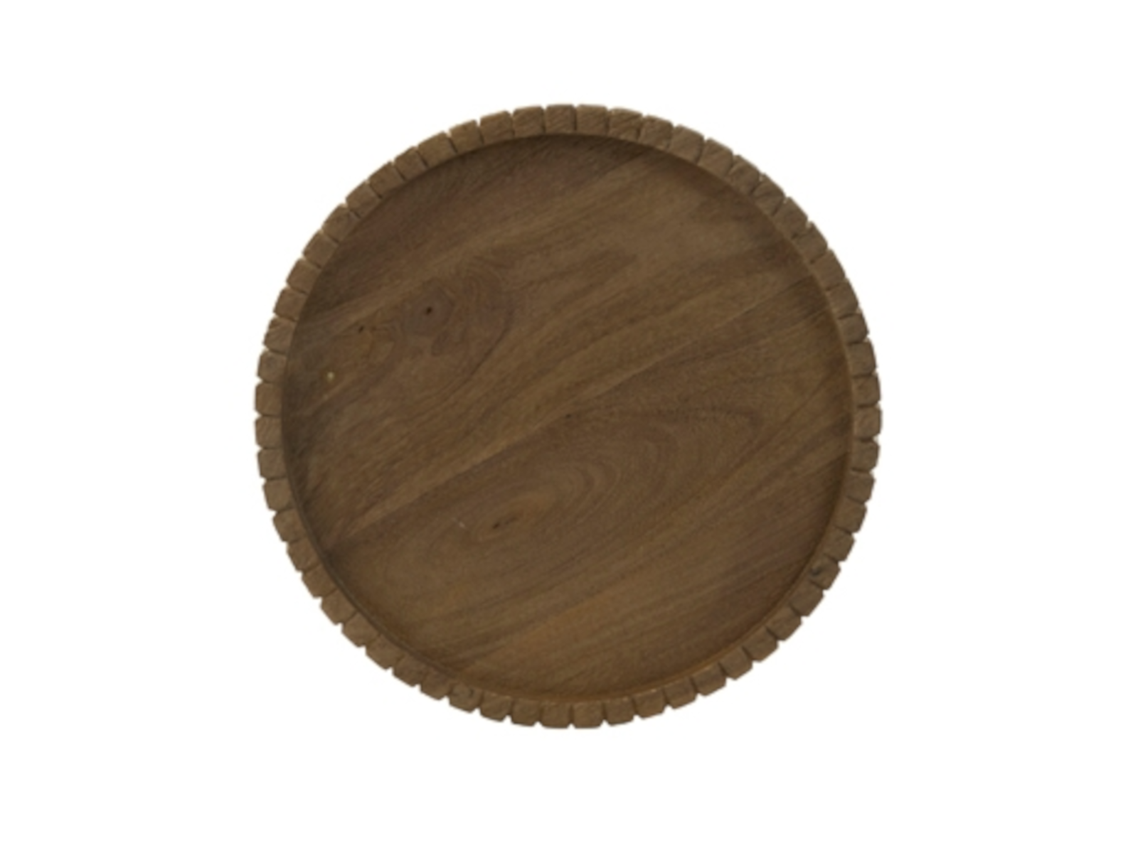 Light & Living Caleta Schale auf Fuß Holz matt 28 cm - Produktbild 2