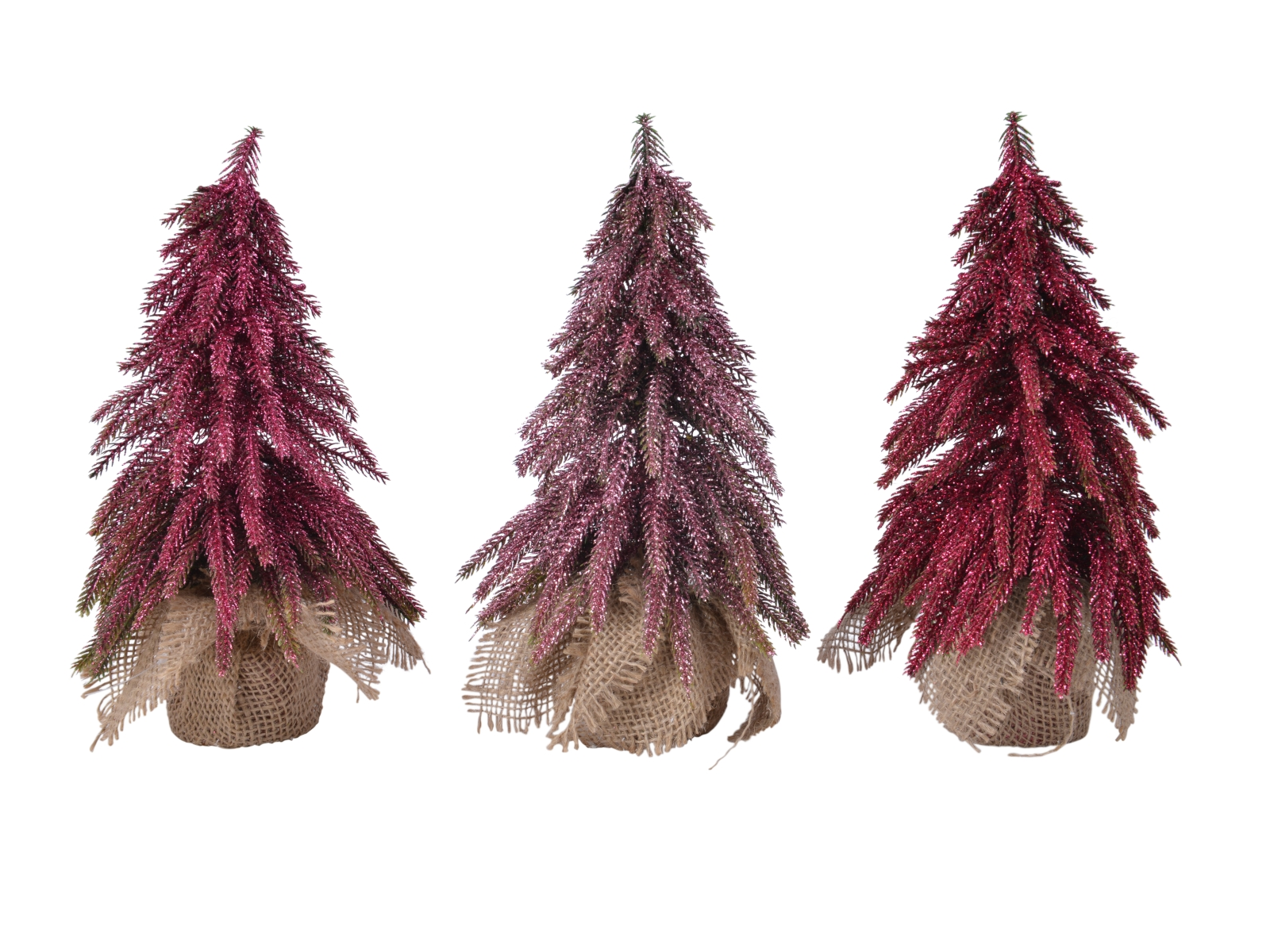 Everlands Minibaum glitter sortiert 12 x 30 cm 1 Stück