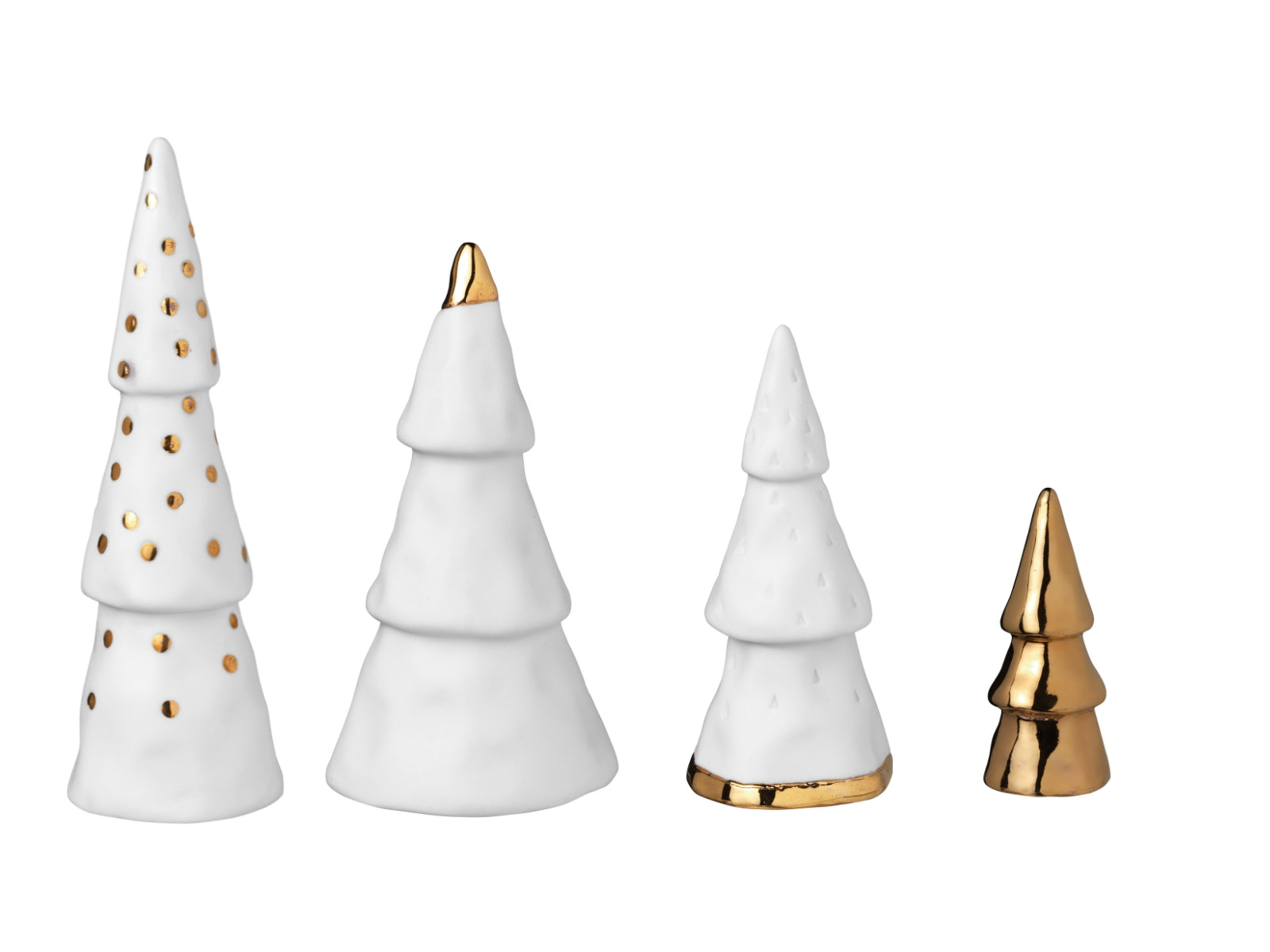 räder Weihnachtswald Winterstadt weiß/gold Set4 - Produktbild 1