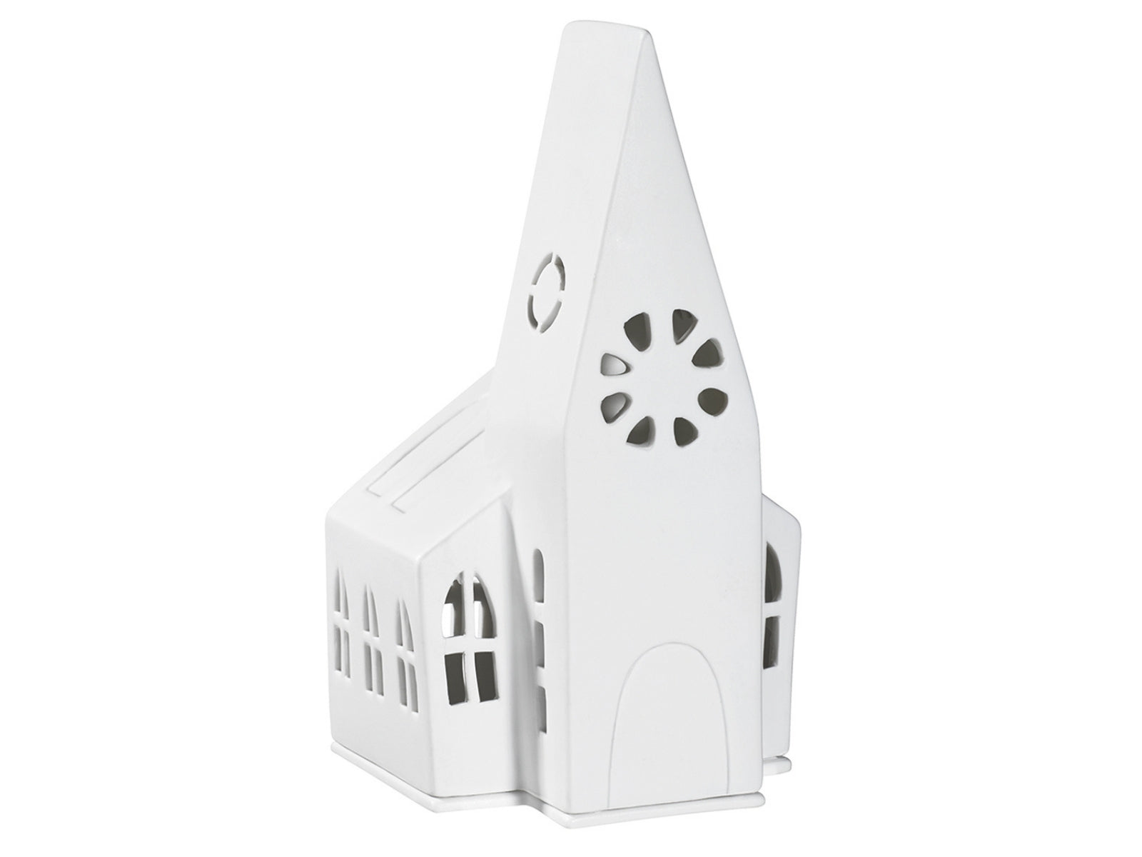 räder Lichthaus Kirche weiß 23cm - Produktbild 1
