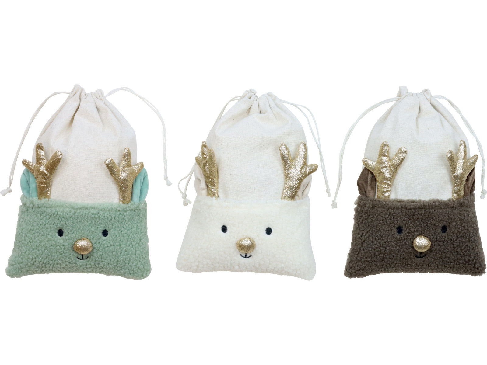 Hoff-Interieur Mr.Moose mehrf. Rentierbeutel sortiert 17,5cm (1 Stück)