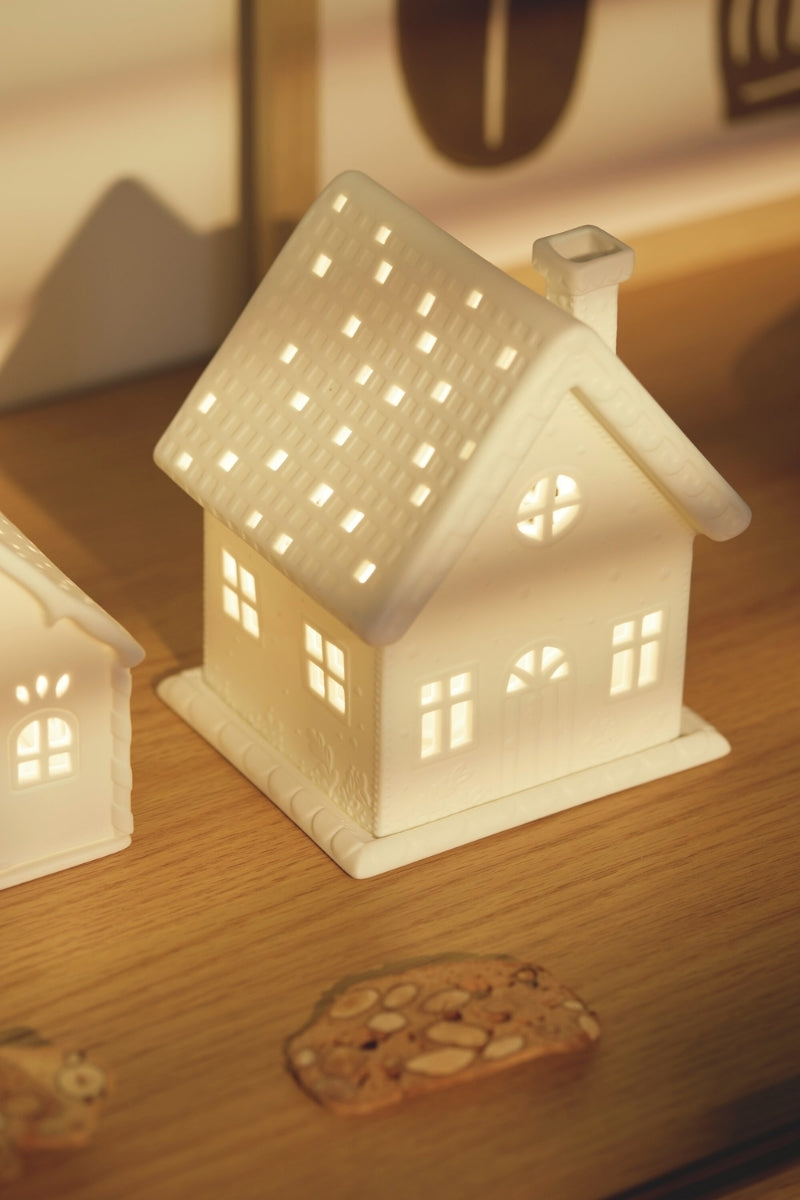 räder Lichthaus Zuckerstangenhaus weiß 13,5cm - Produktbild 4