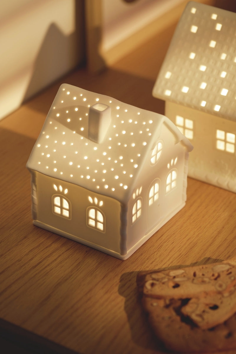 räder Lichthaus Zuckerstangenhaus weiß 13,5cm - Produktbild 5