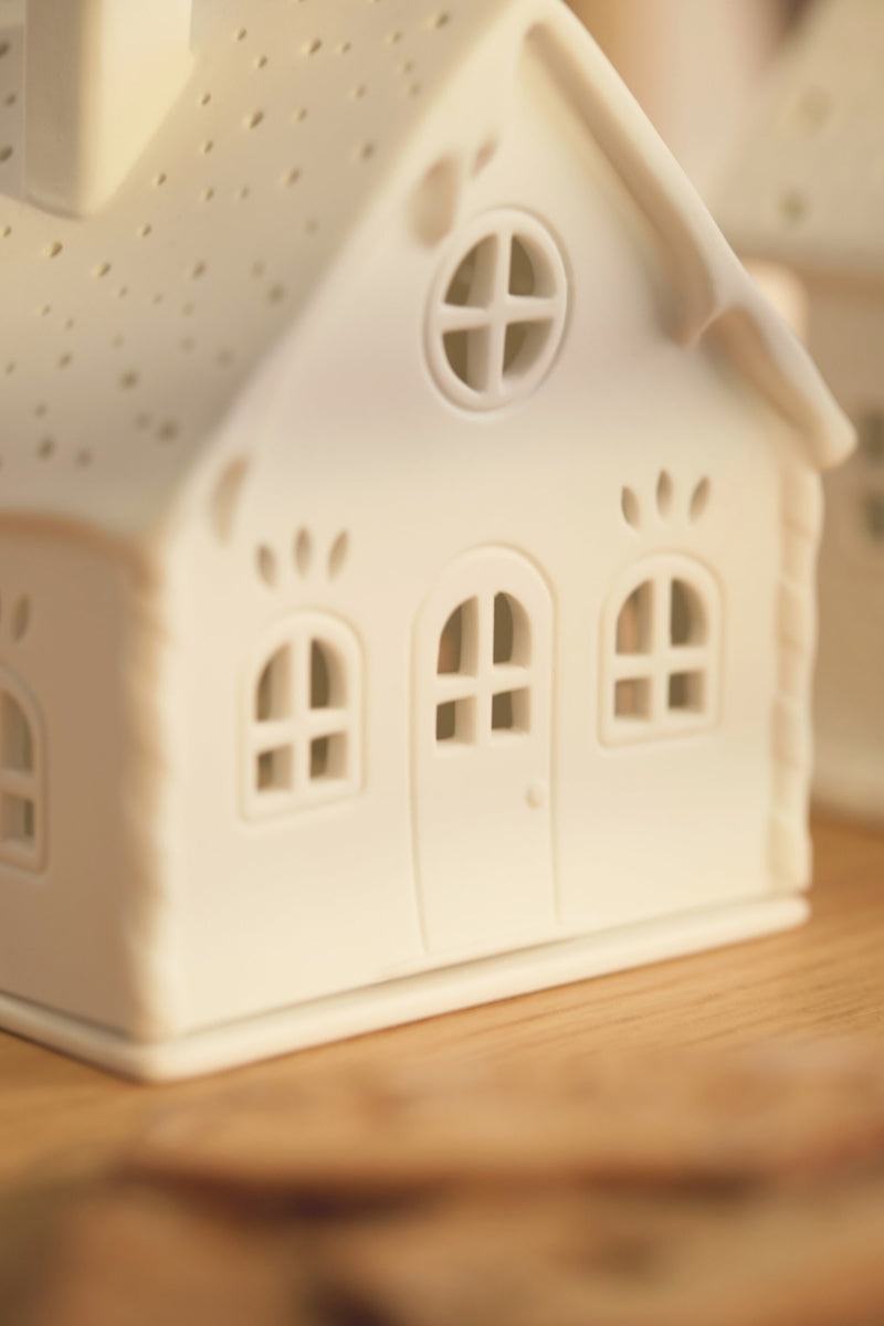 räder Lichthaus Zuckerstangenhaus weiß 13,5cm - Produktbild 6