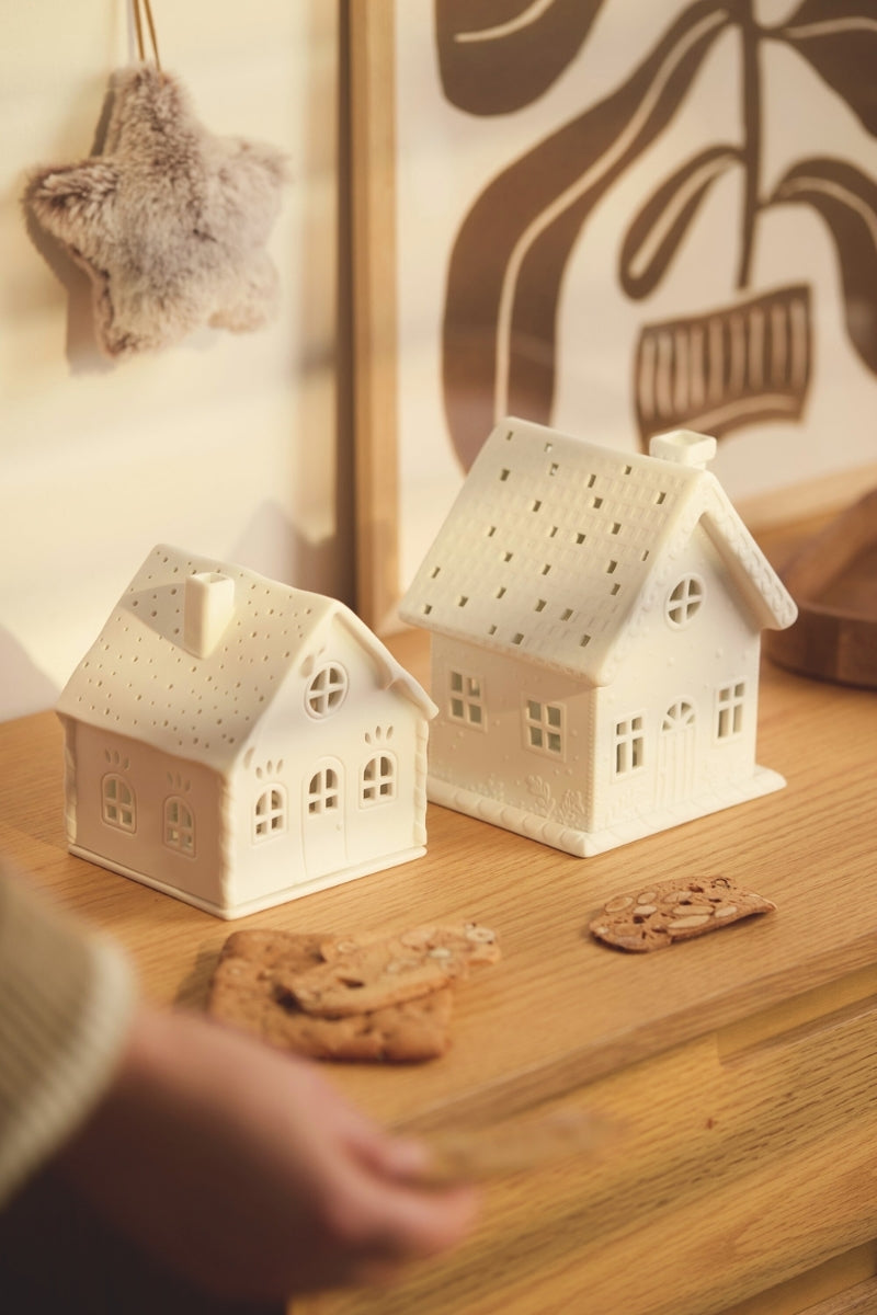 räder Lichthaus Zuckerstangenhaus weiß 13,5cm - Produktbild 7