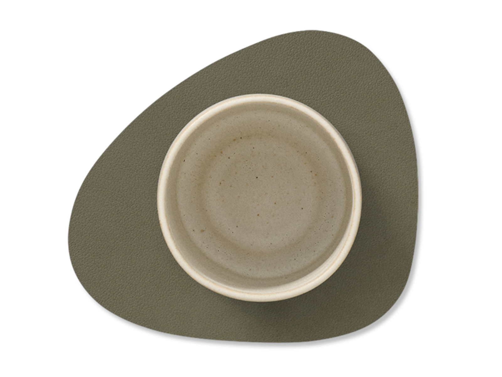 LIND DNA Nupo Untersetzer Curve Double army green/nature 11 x 13cm - Produktbild 5