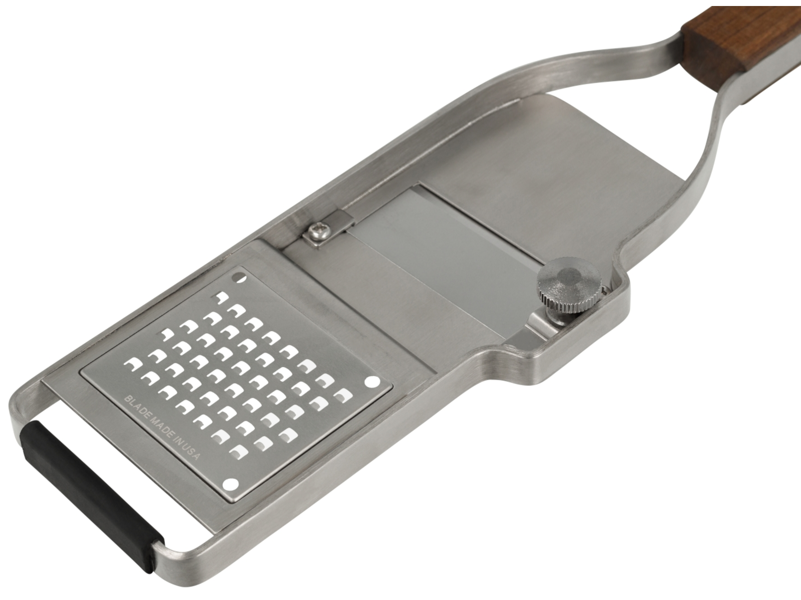 Microplane Master Serie Trüffel-Profi 2in1 Edelstahl/Walnuss - Produktbild 2
