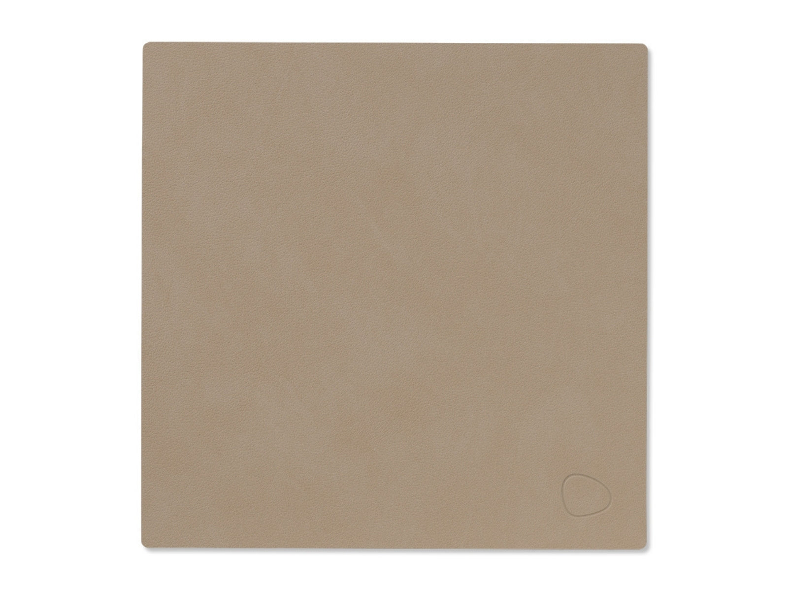 LIND DNA Nupo Tischset Square S clay brown 28x28cm