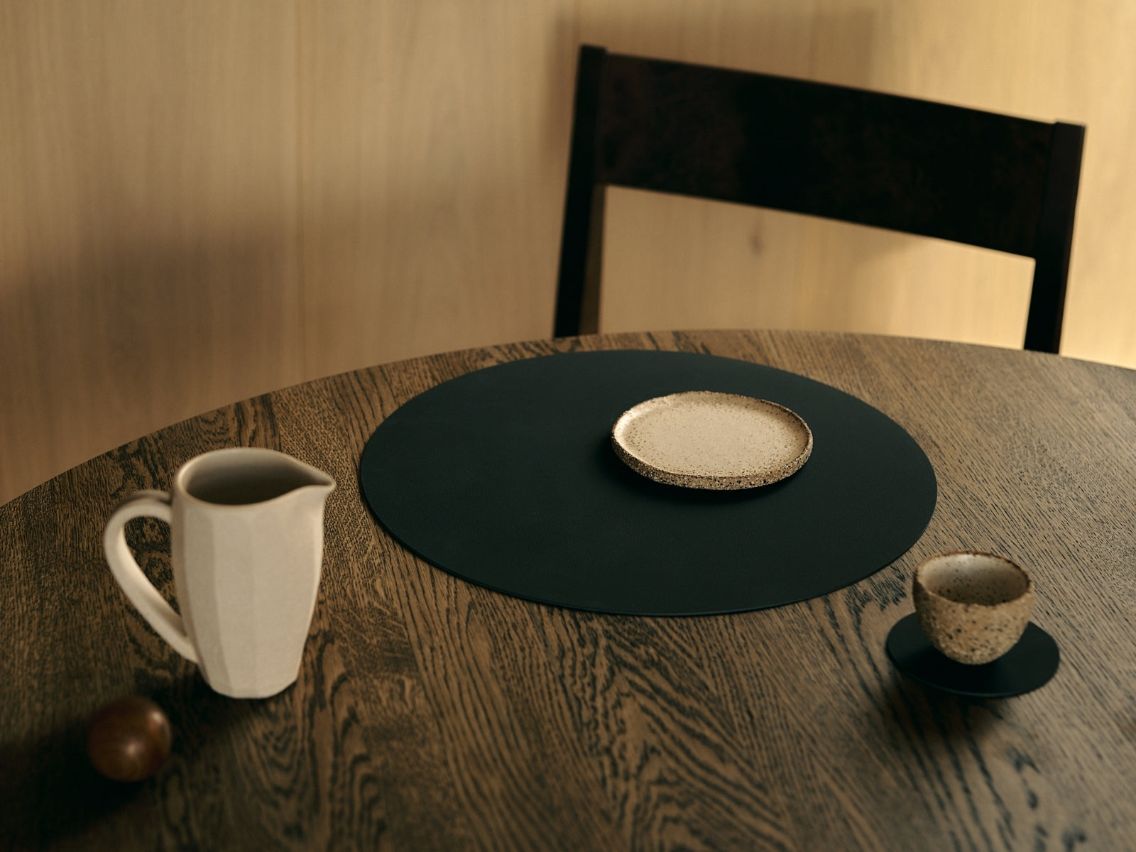 LIND DNA Nupo Untersetzer Circle black ink 10cm - Produktbild 6