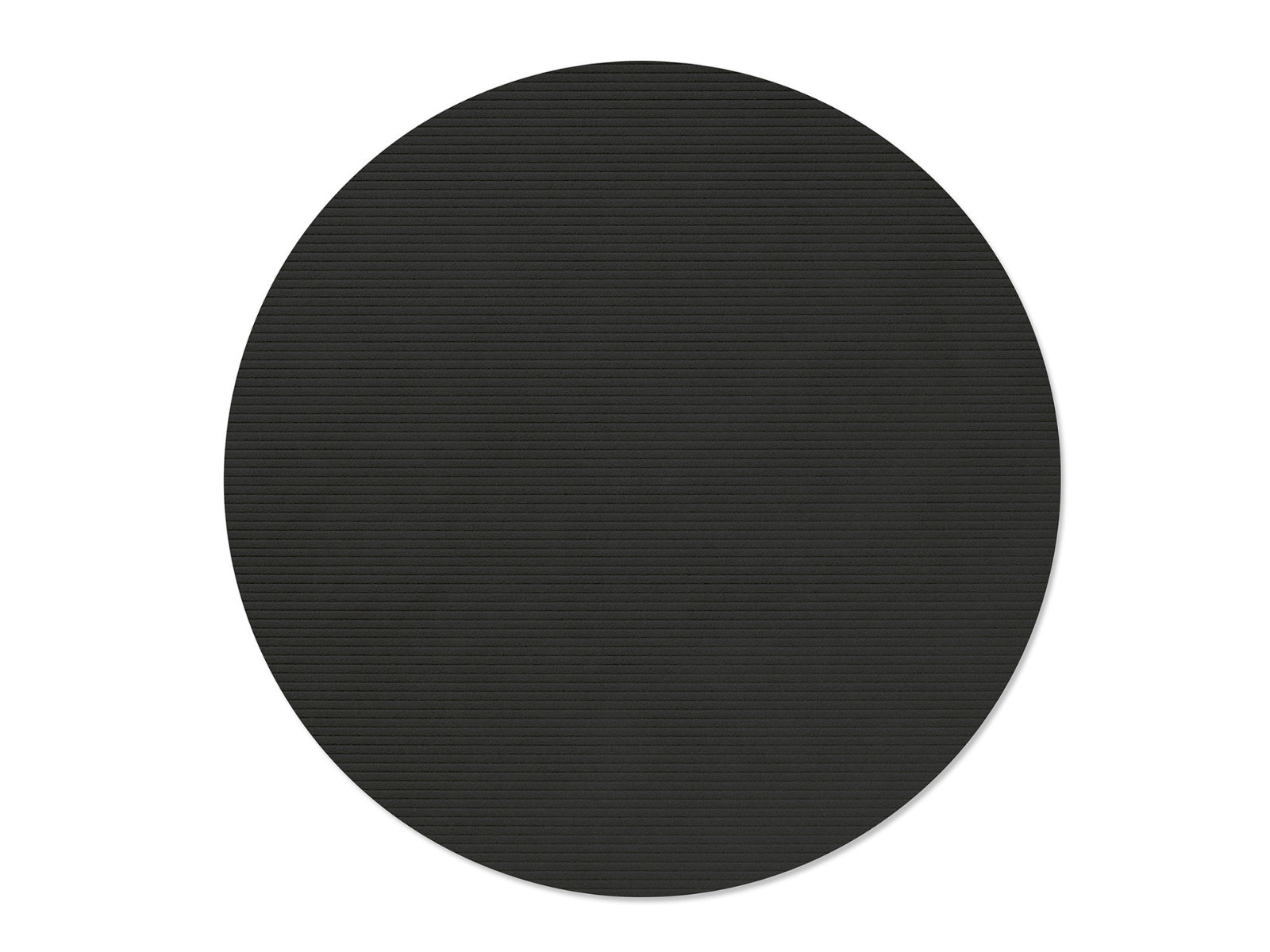 LIND DNA Corduroy Tischset Circle S black ink 24cm