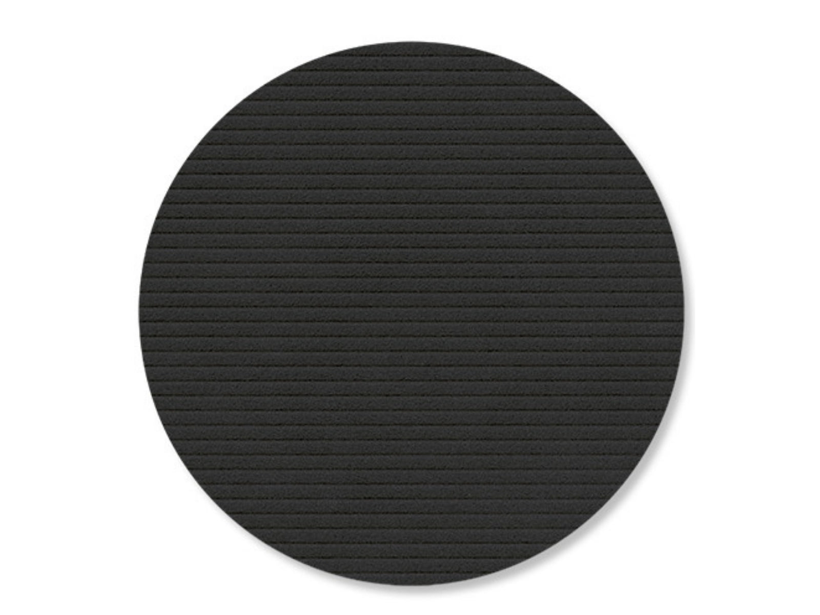 LIND DNA Corduroy Untersetzer Circle black ink 10cm