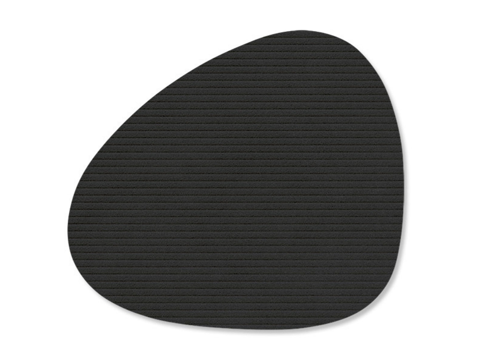 LIND DNA Corduroy Untersetzer Curve black ink 11x13cm