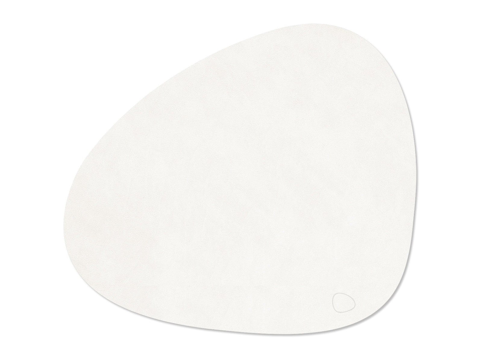 LIND DNA Nupo Tischset Curve L pure white 37x44cm