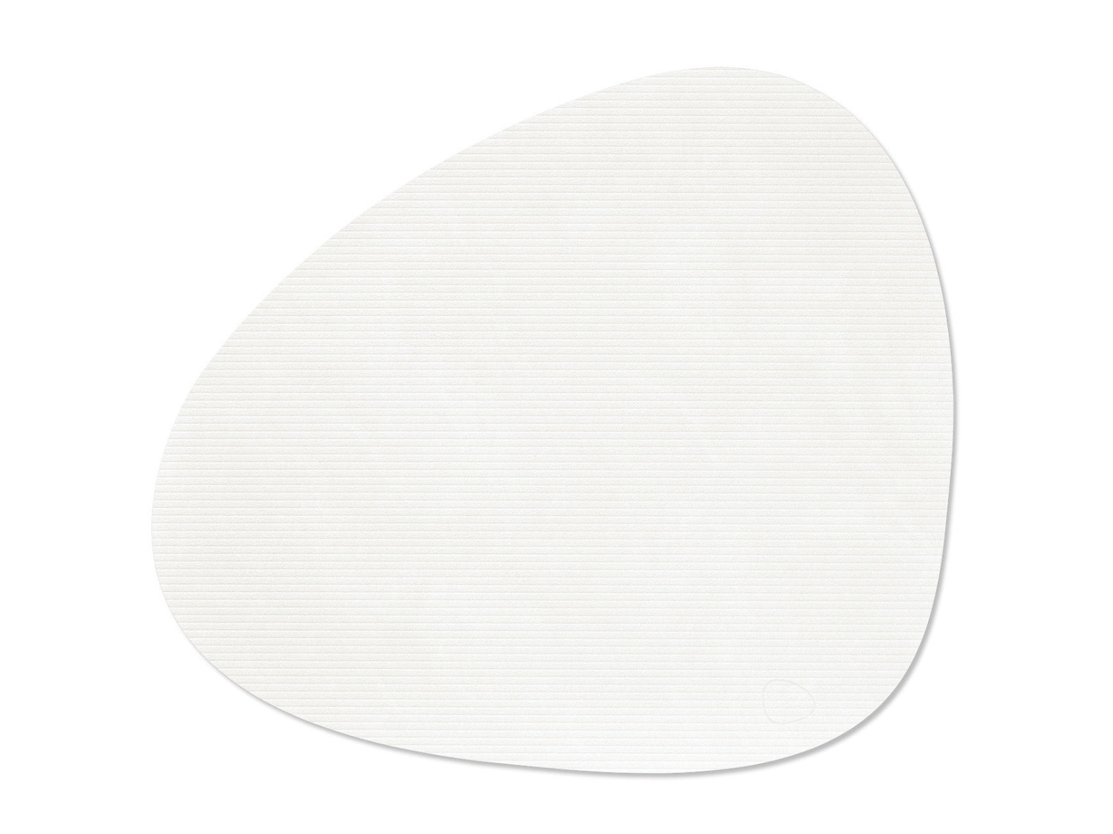 LIND DNA Corduroy Tischset Curve L pure white 37x44cm
