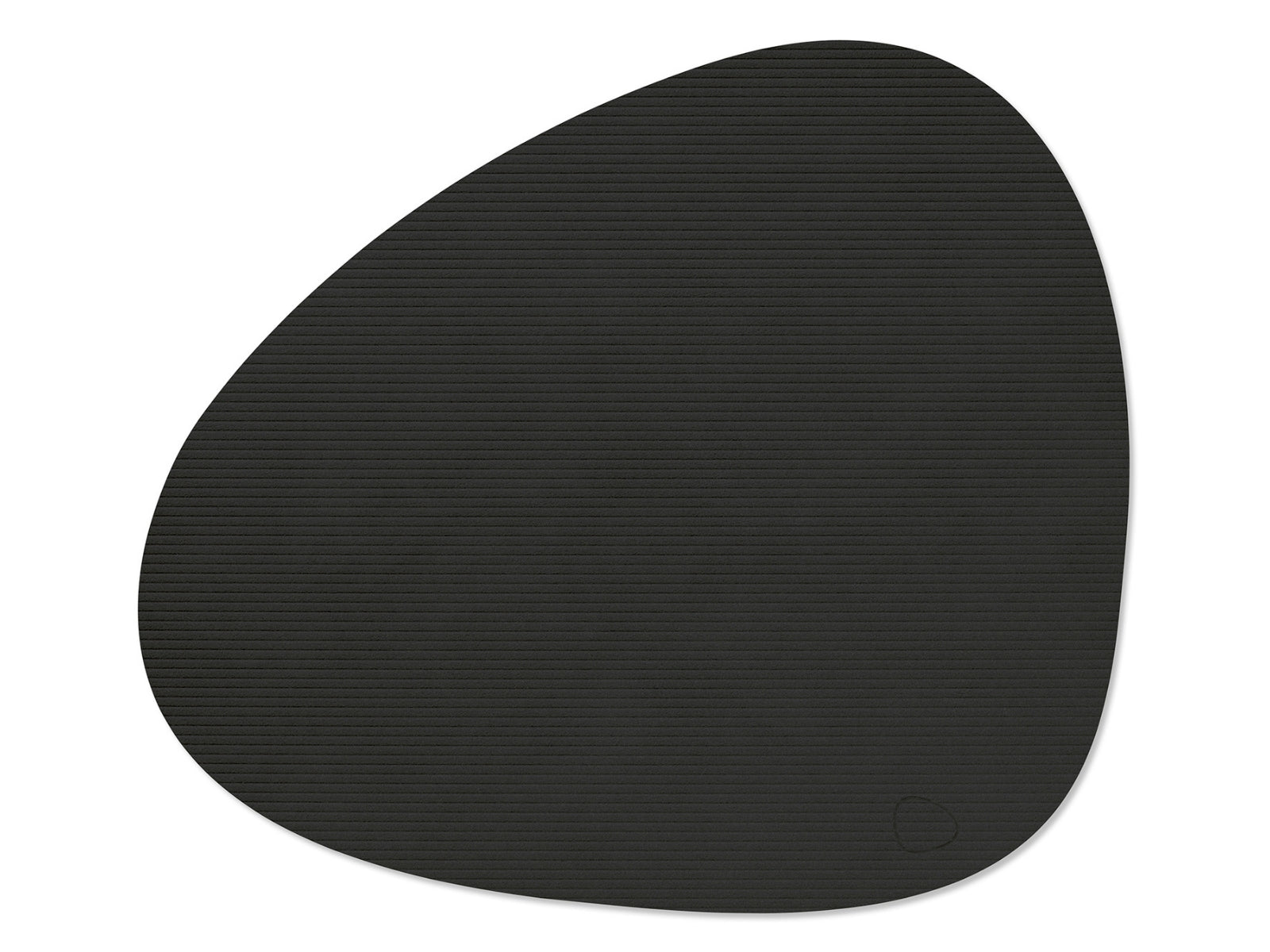 LIND DNA Corduroy Tischset Curve L pure black ink 37x44cm