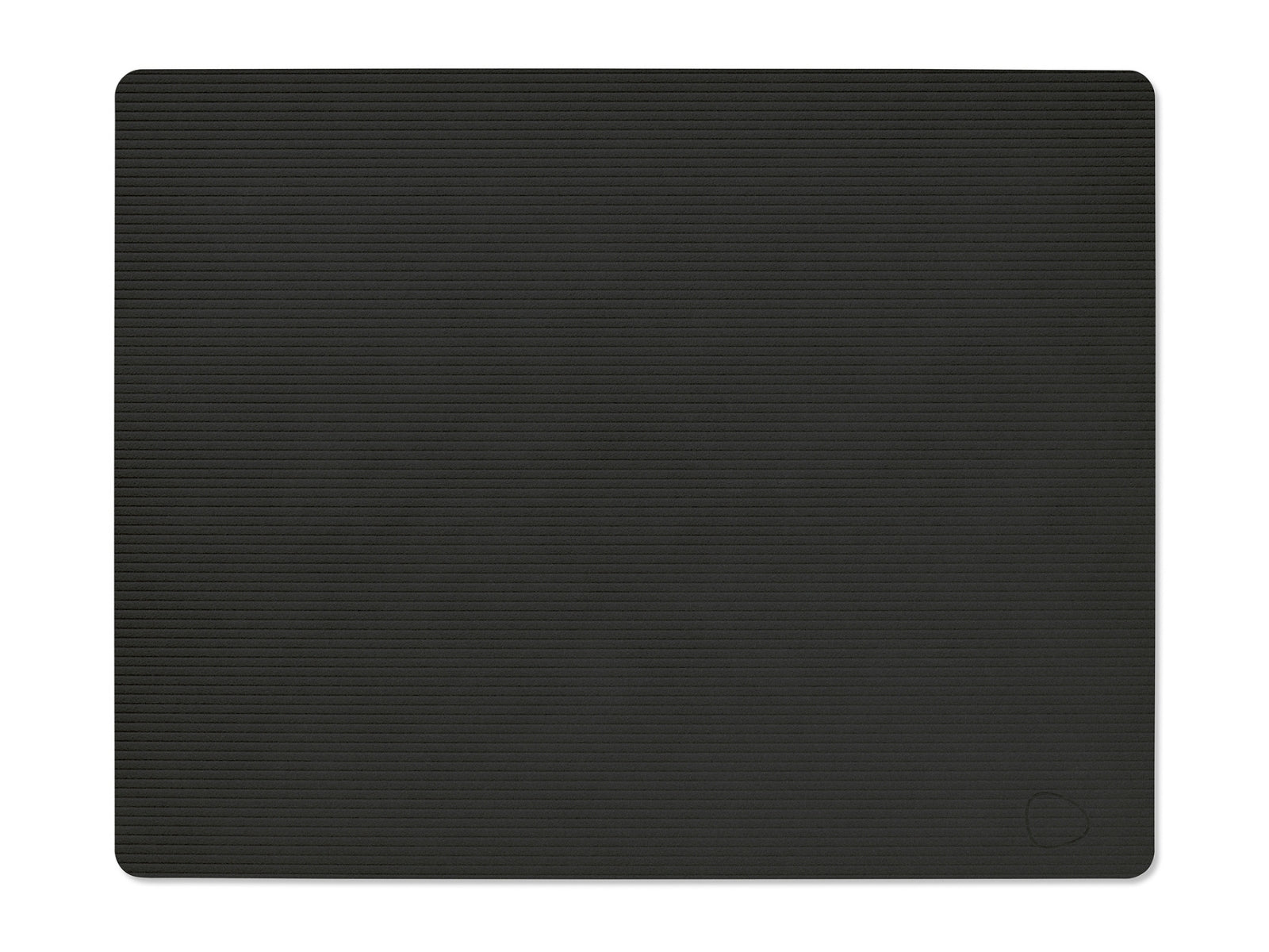 LIND DNA Corduroy Tischset Square L black ink 35x45cm