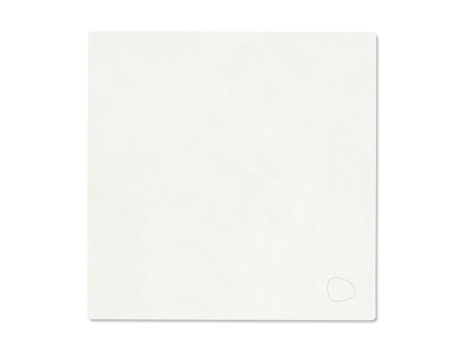 LIND DNA Nupo Tischset Square S pure white 28x28cm
