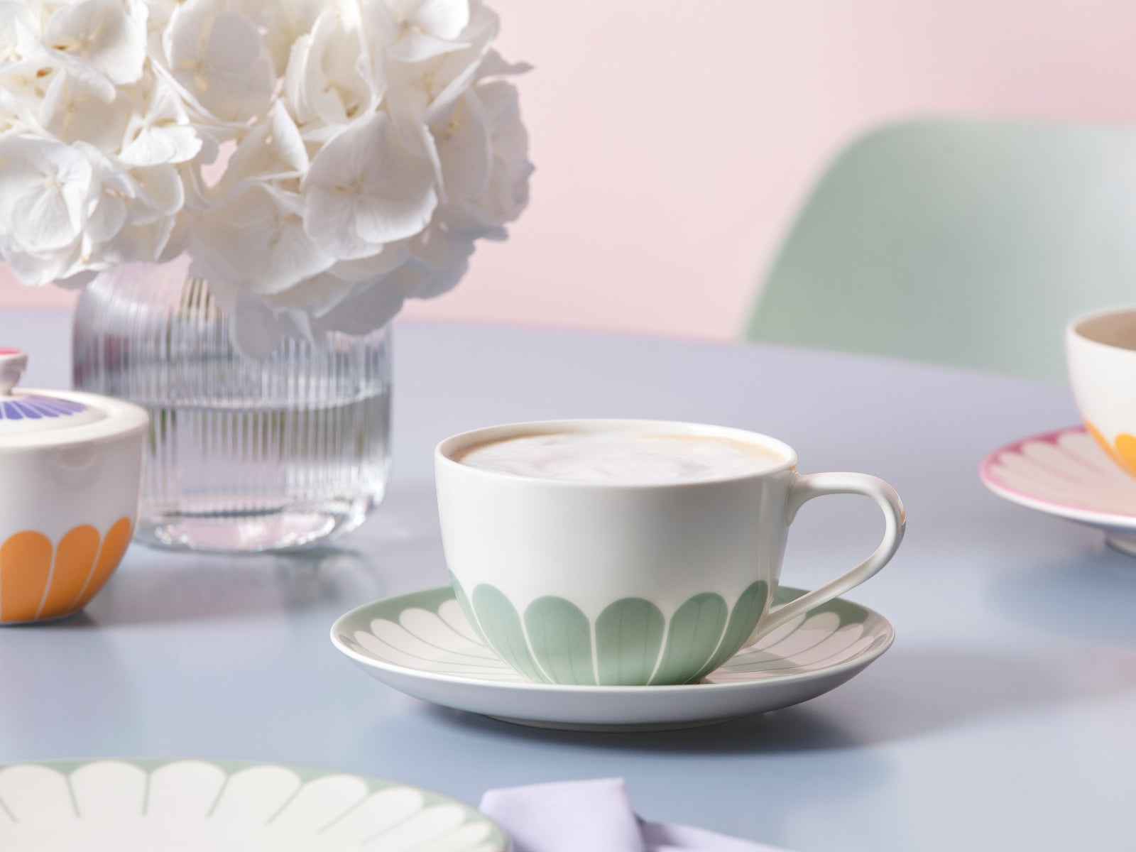 Villeroy & Boch Fleur vert Cappuccinotasse 0,3l - Produktbild 2