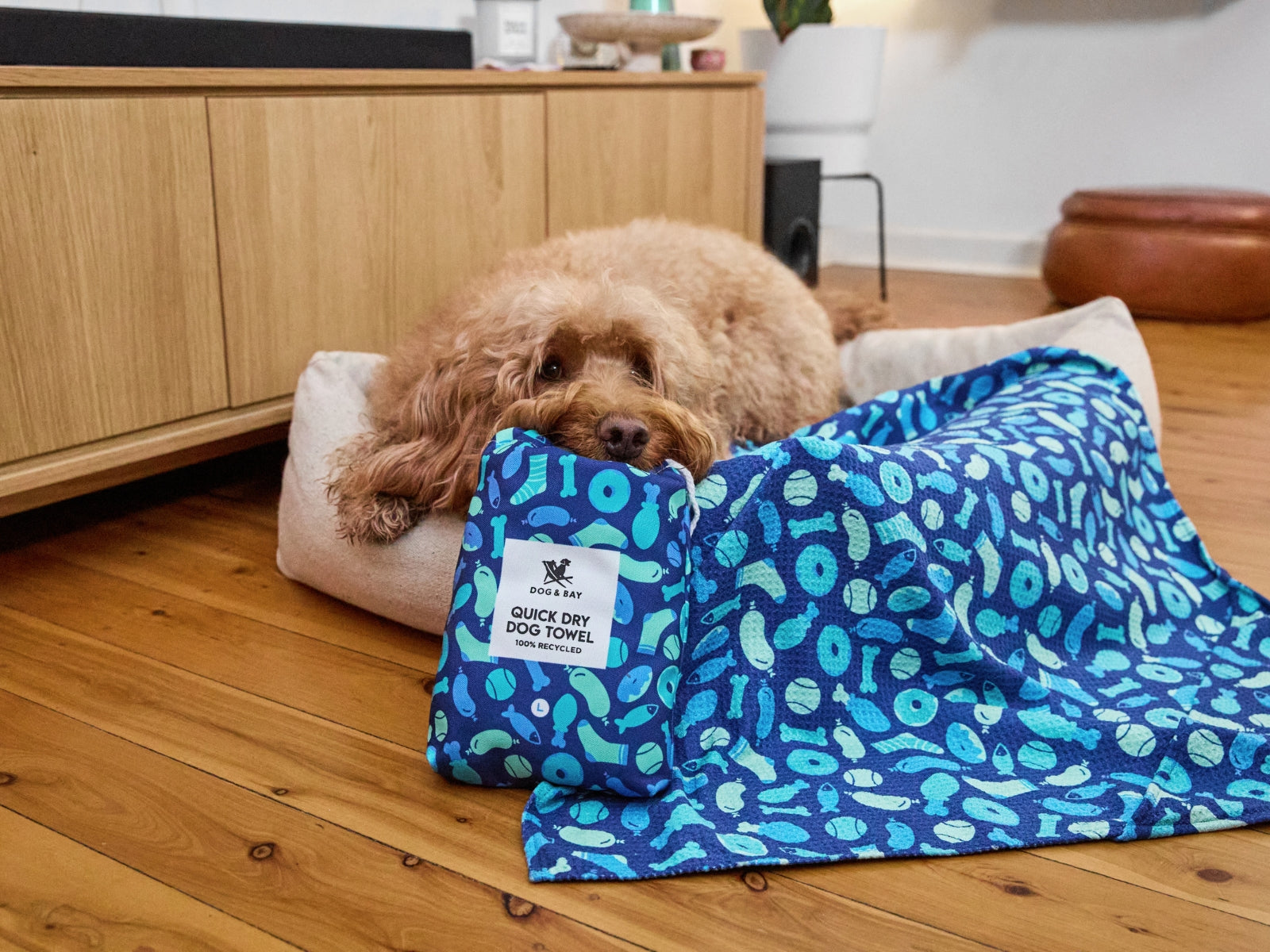 Dock & Bay Hundehandtuch M A Dogs Dinner 90x50cm - Produktbild 9