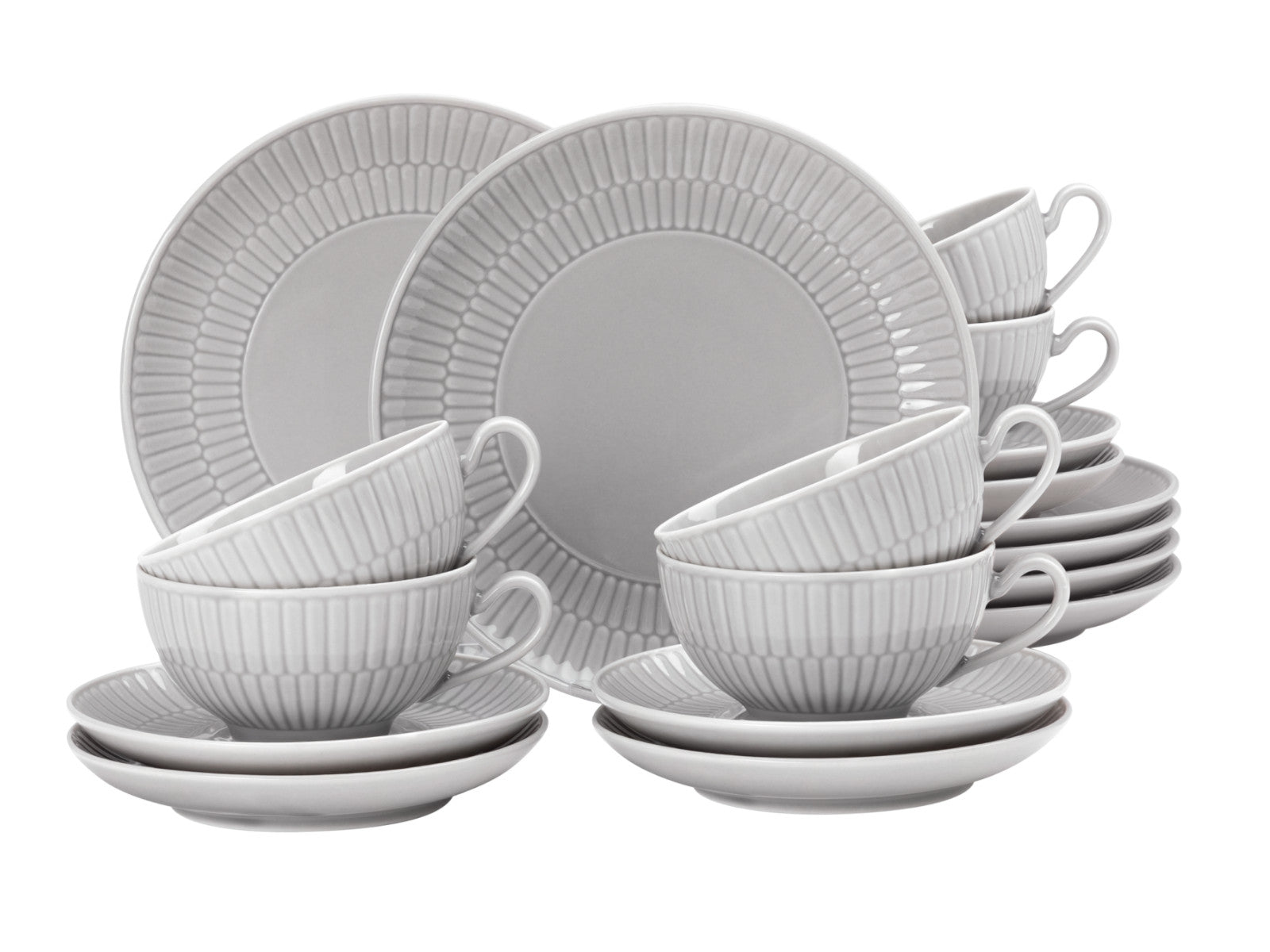 Seltmann Weiden Amina Silbergrau uni Kombi-Untertasse klein 12cm - Produktbild 3