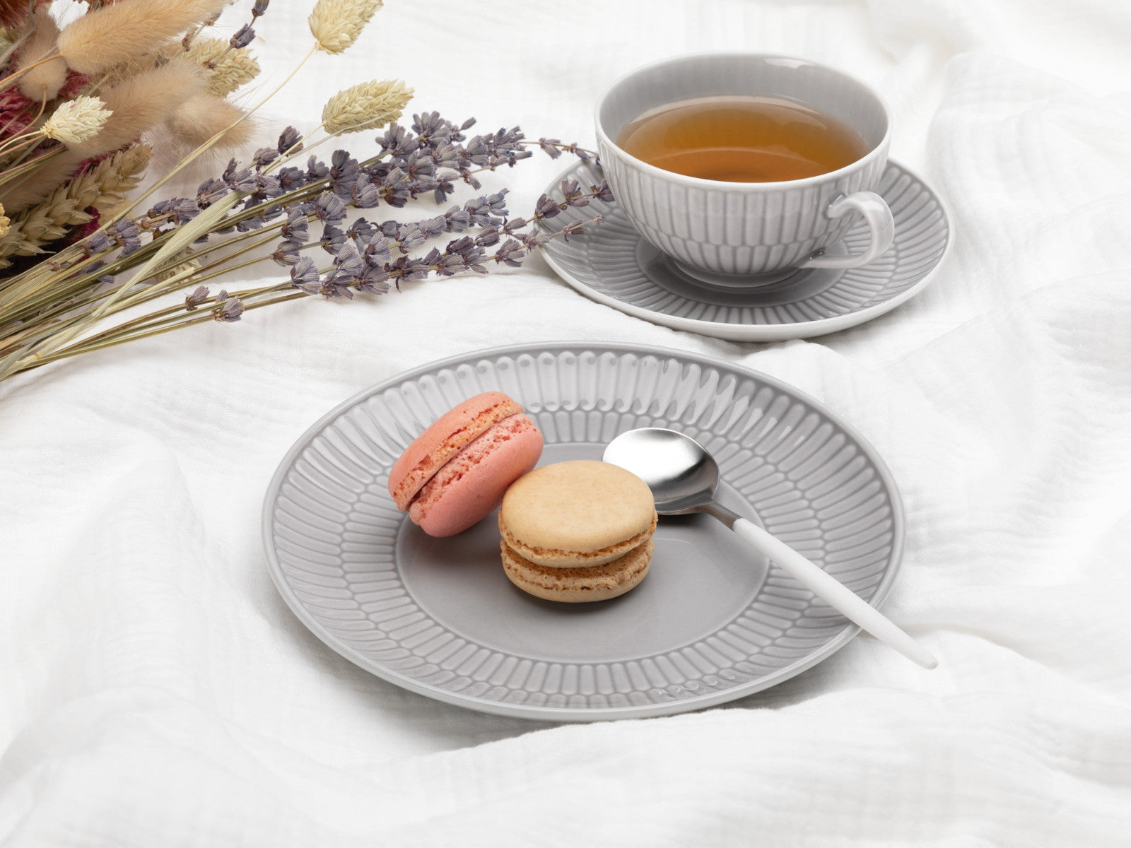Seltmann Weiden Amina Silbergrau uni Frühstücksteller rund 22,5cm - Produktbild 5