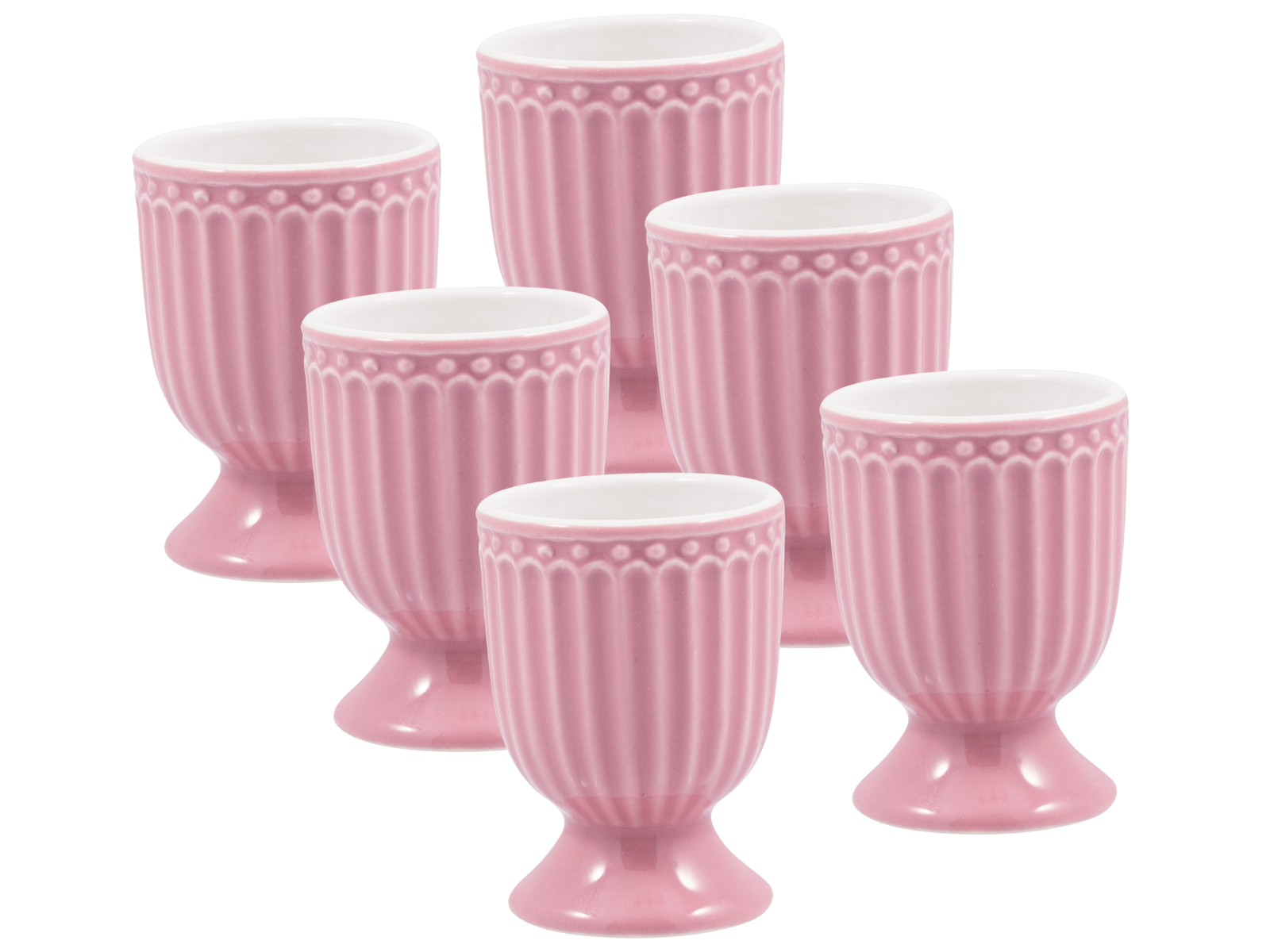 Greengate Alice Eierbecher dusty rose 6,5 cm Set6