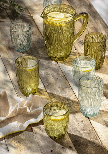 ladelle ARECA Wasserglas Olivgrün Set4