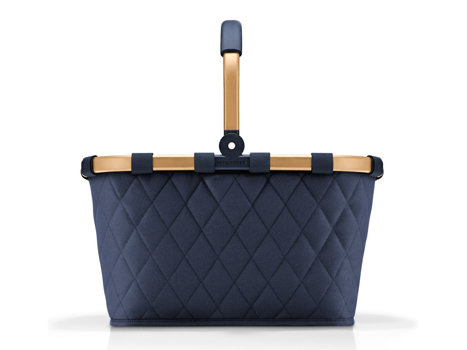 reisenthel carrybag frame rhombus midnight gold