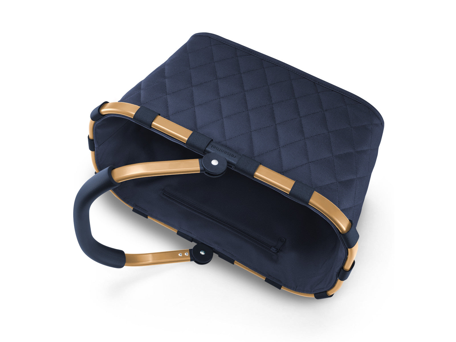 reisenthel carrybag frame rhombus midnight gold - Produktbild 4
