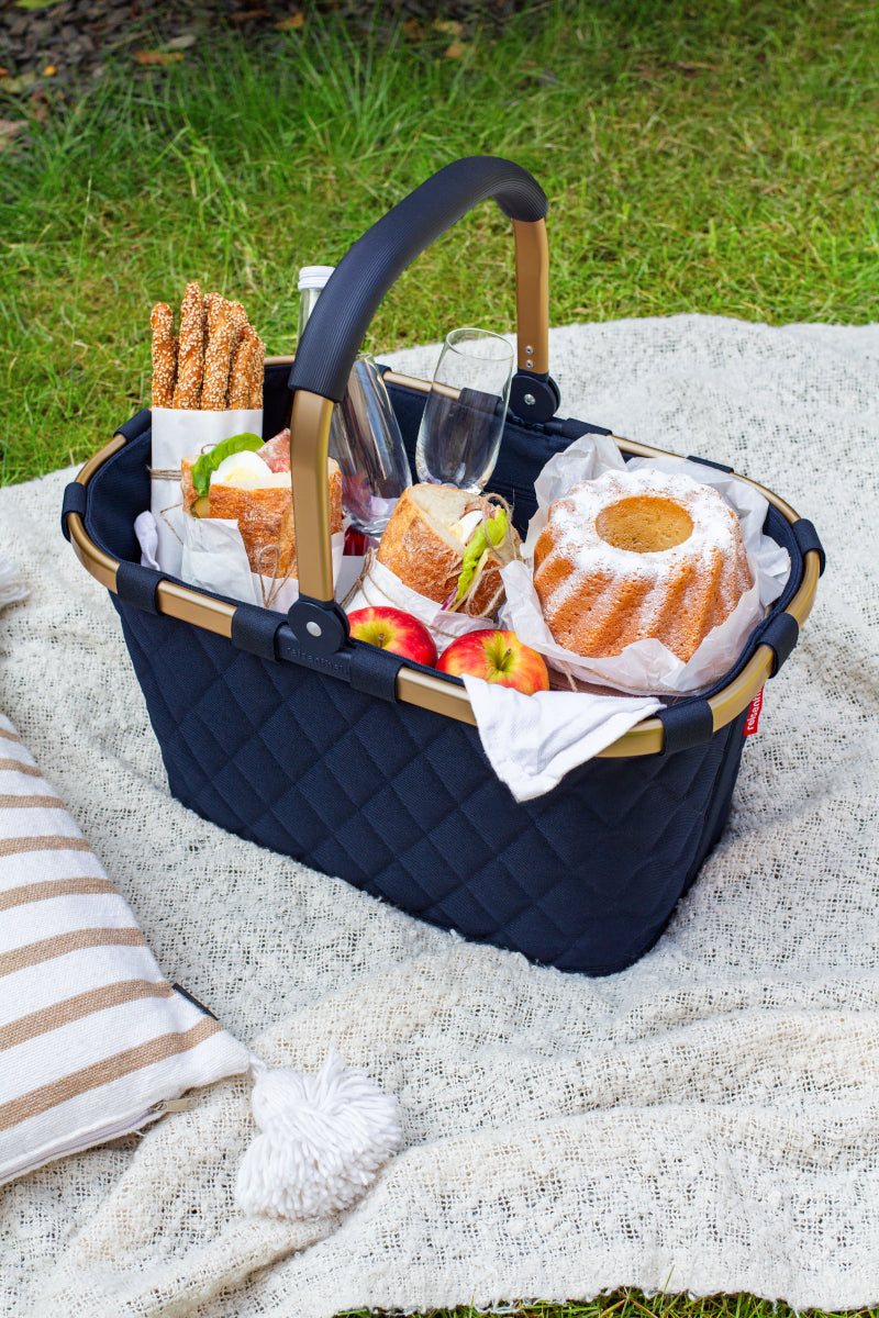 reisenthel carrybag frame rhombus midnight gold - Produktbild 10