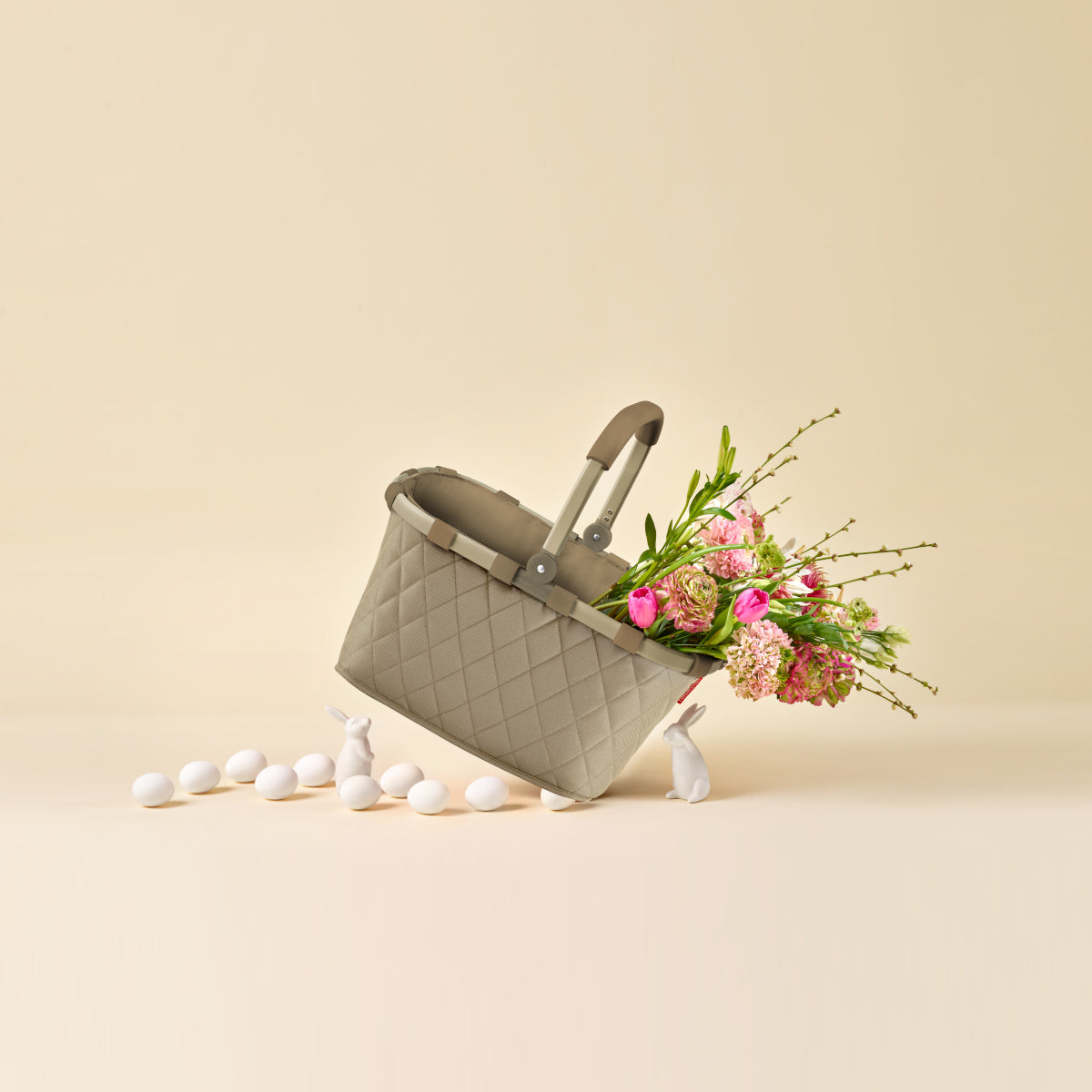reisenthel carrybag frame rhombus olive - Produktbild 4
