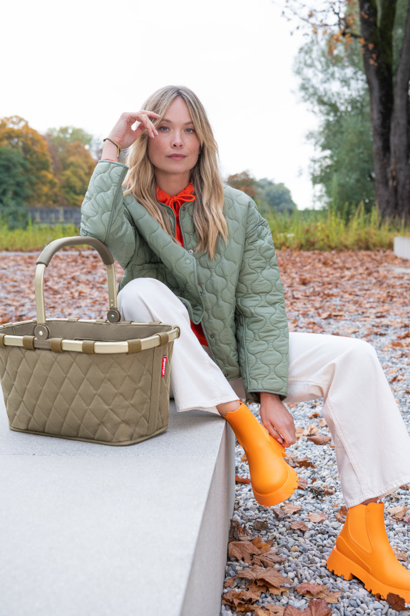 reisenthel carrybag frame rhombus olive - Produktbild 6